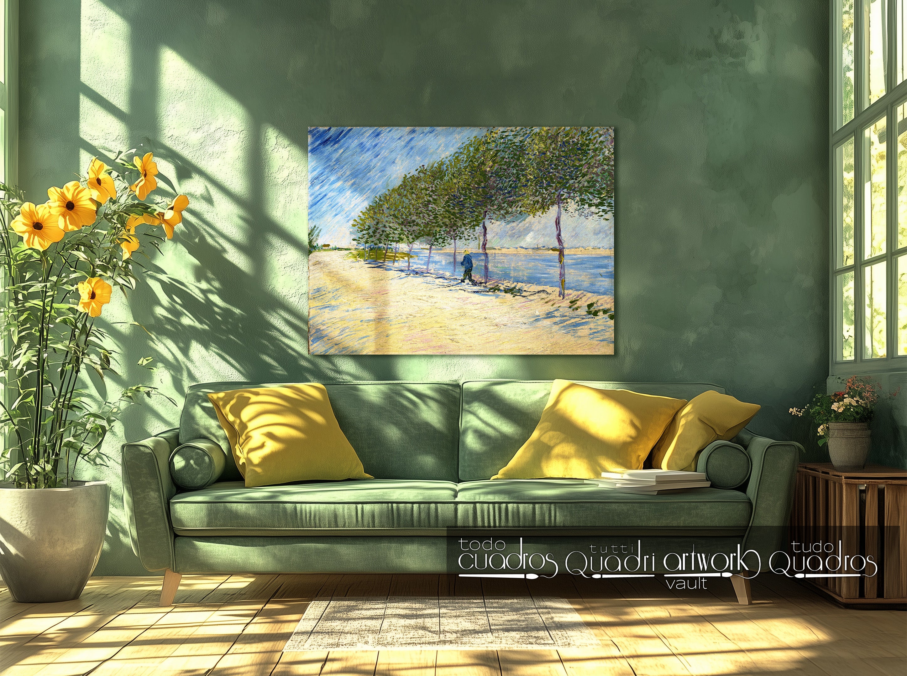 Ao longo do Sena, Van Gogh