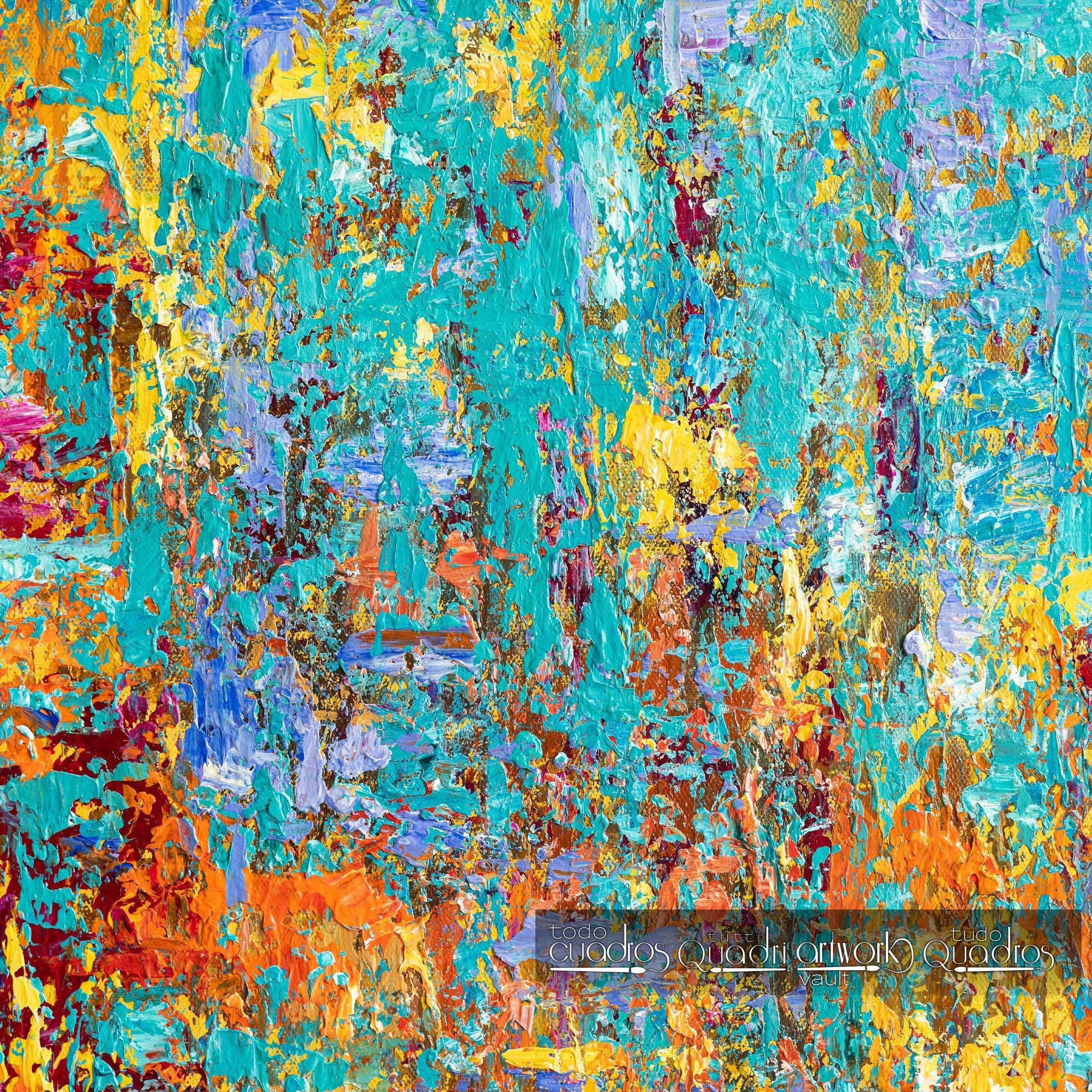 Ecos do entardecer turquesa