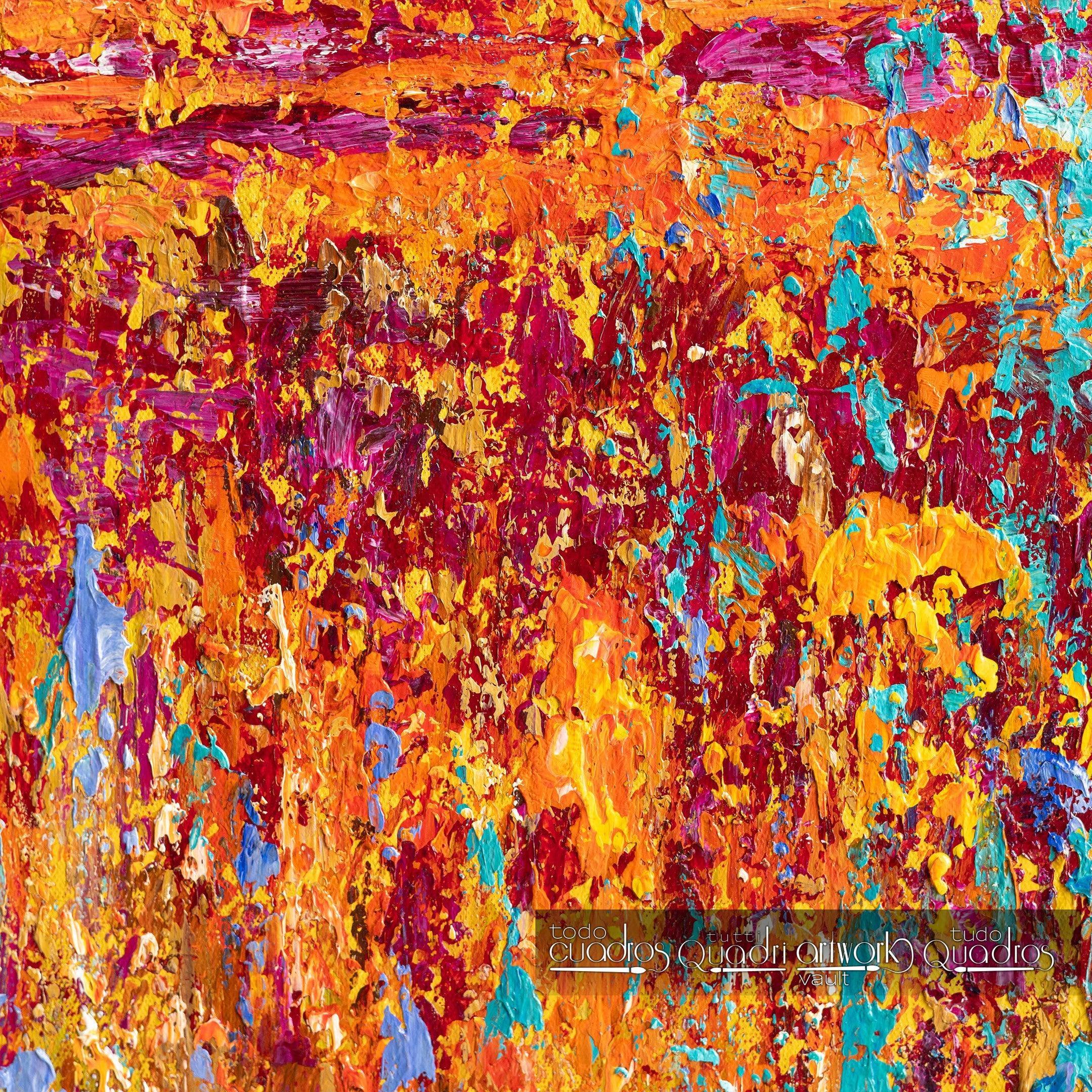 Ecos do entardecer turquesa