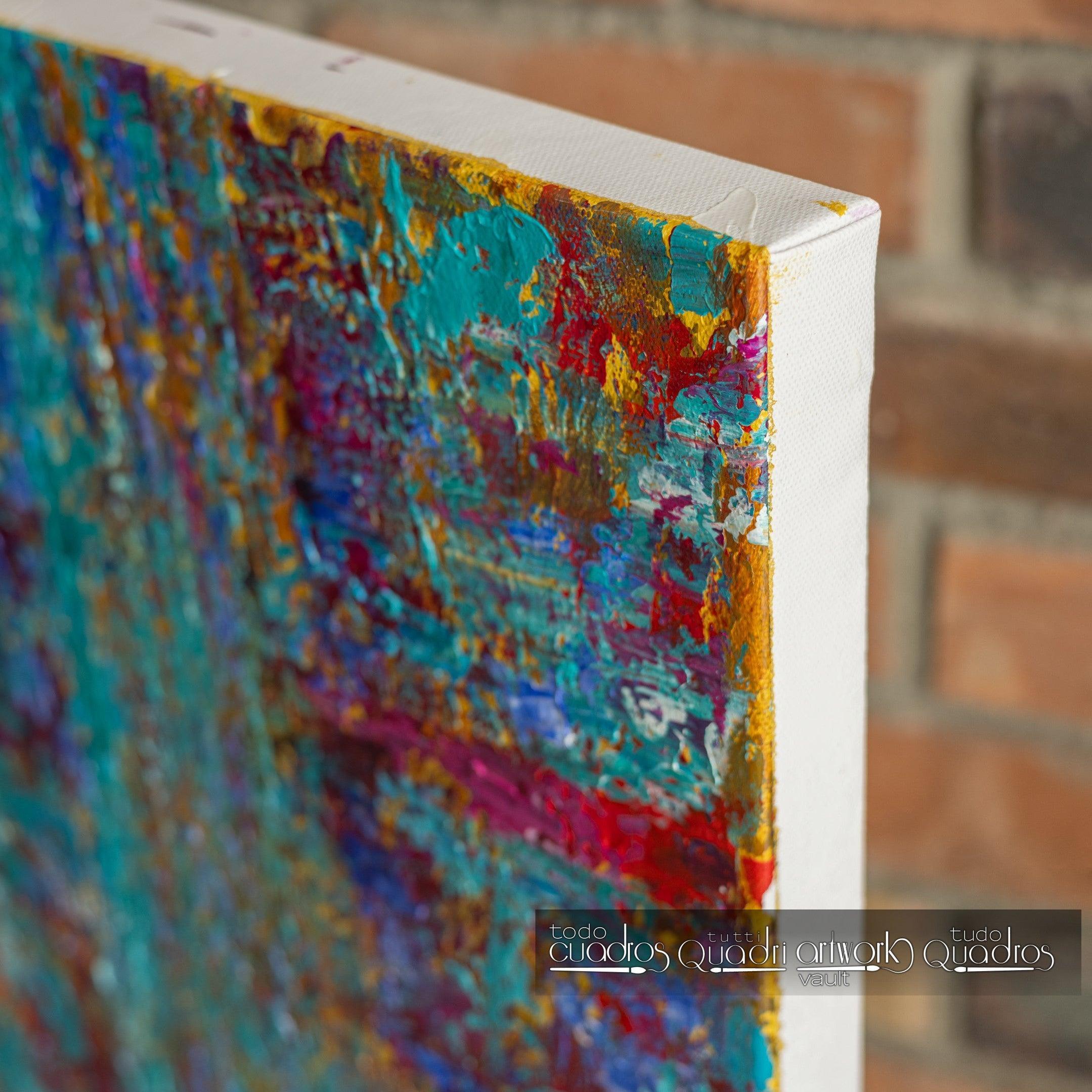 Ecos do entardecer turquesa