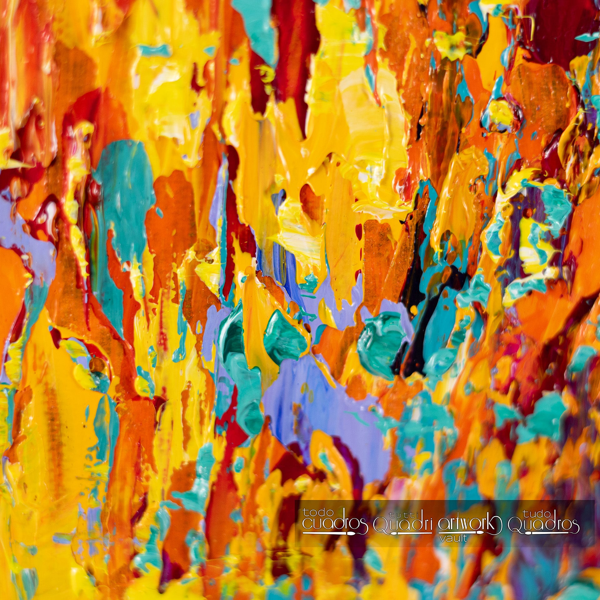 Ecos do entardecer turquesa