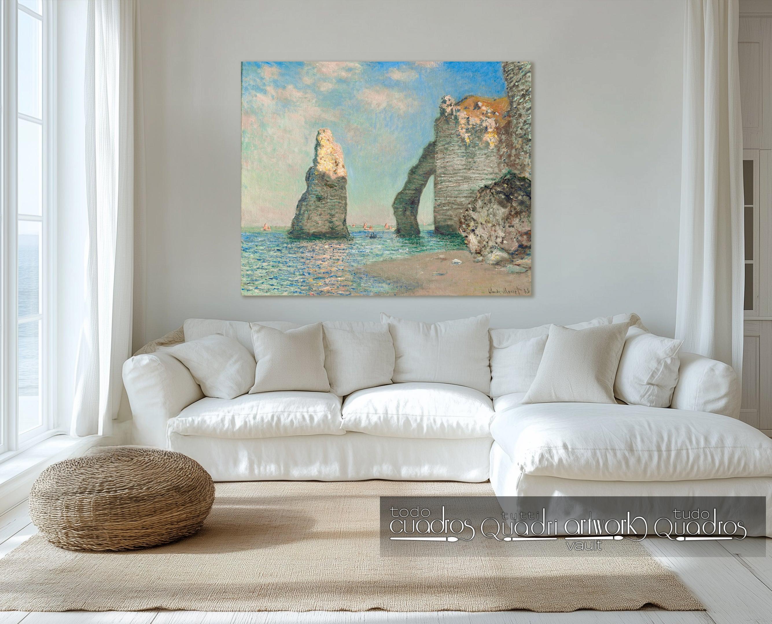 Penhascos de Étretat, Monet