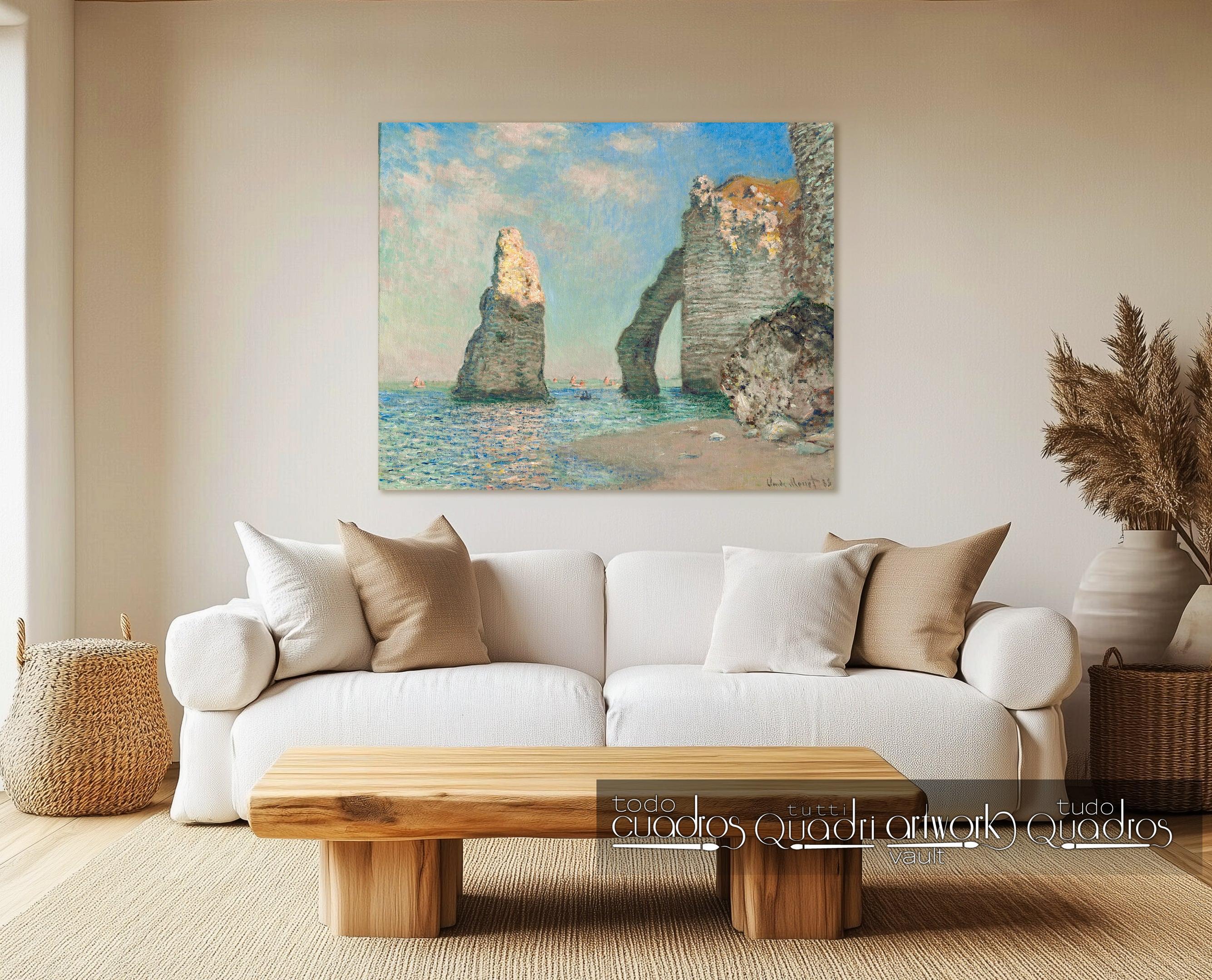 Penhascos de Étretat, Monet