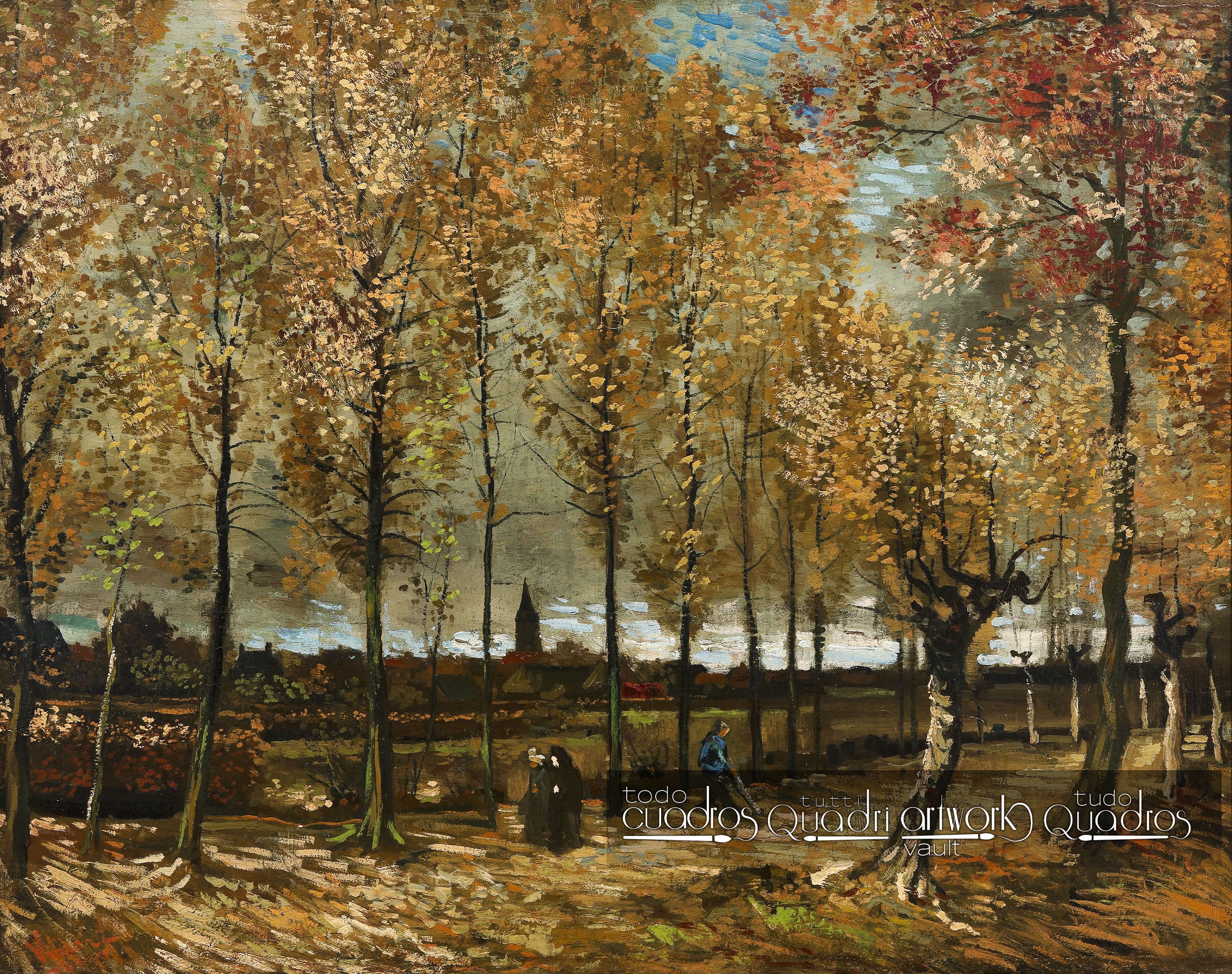 Choupos perto de Nuenen, Van Gogh
