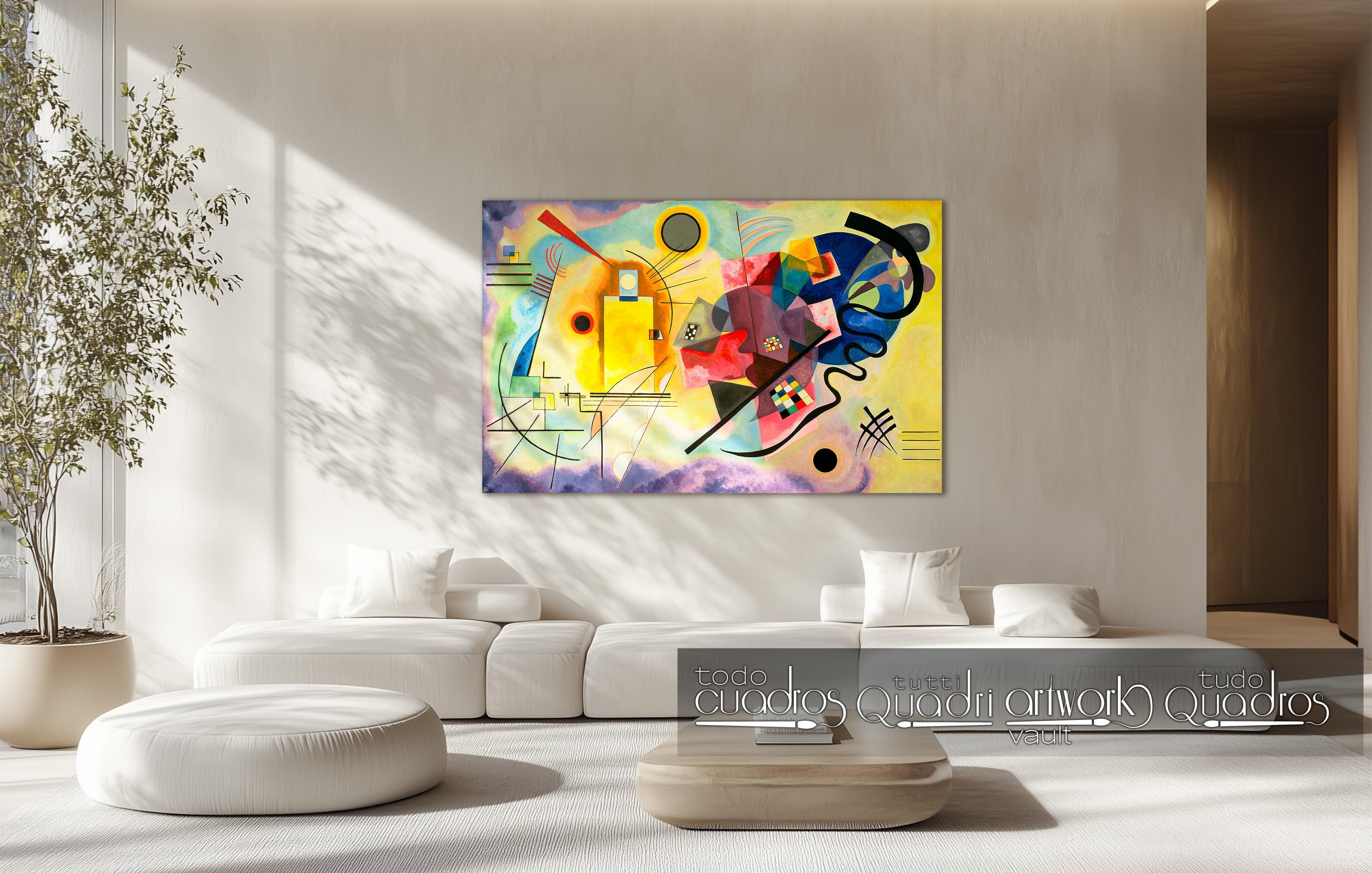 Vermelho, azul e amarelo, Kandinsky