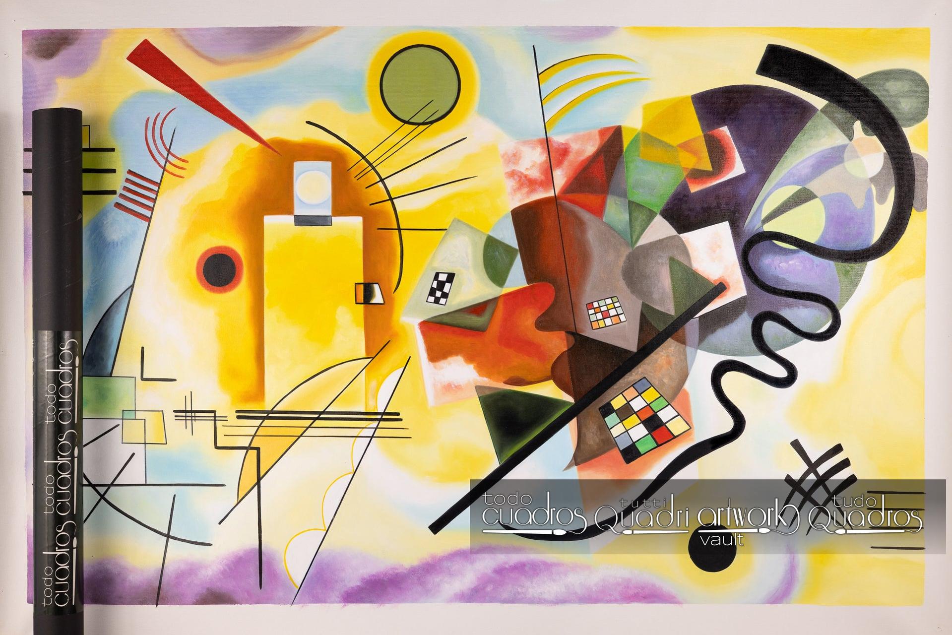 Vermelho, azul e amarelo, Kandinsky