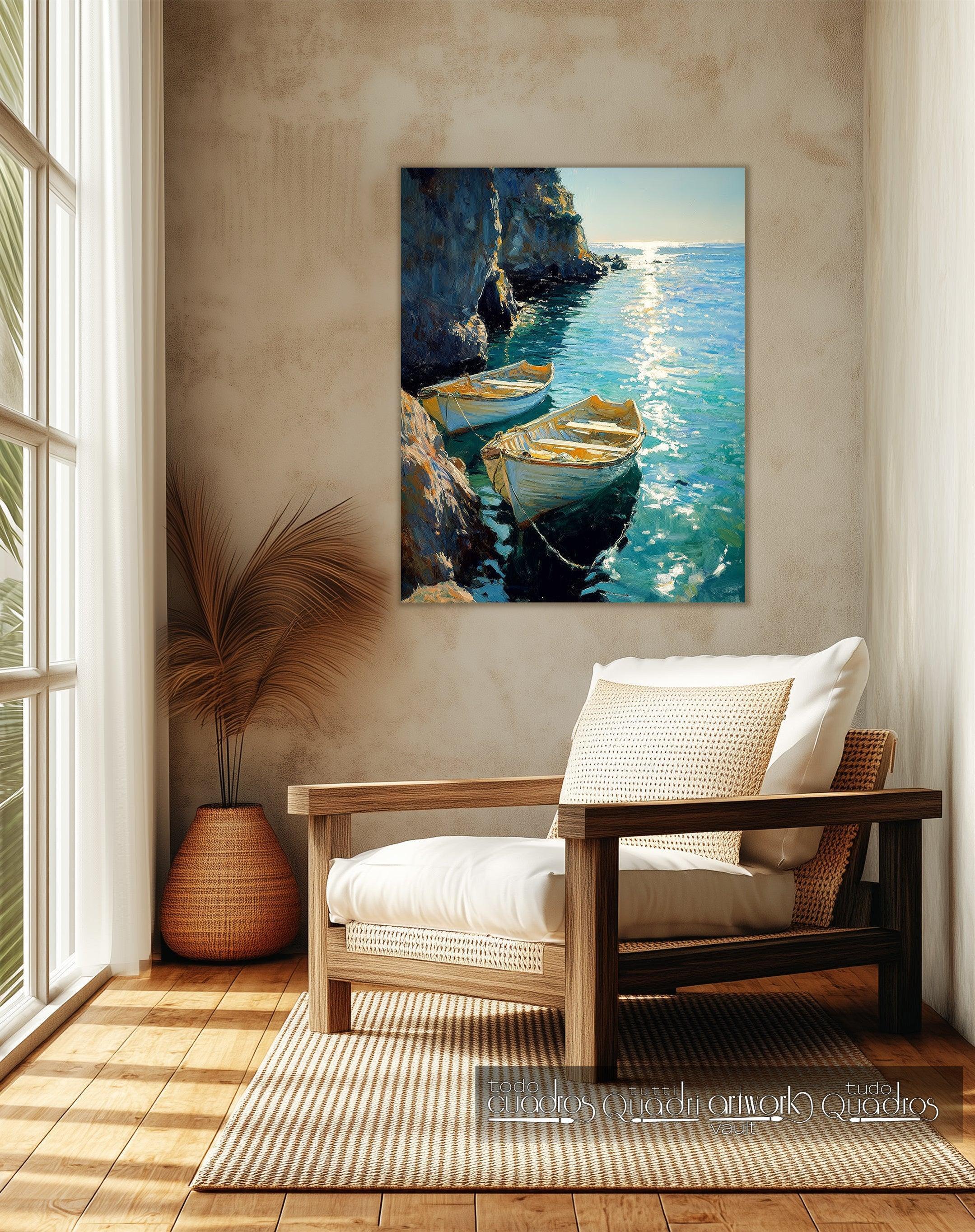 Serenidade Ancorada, estilo Monet