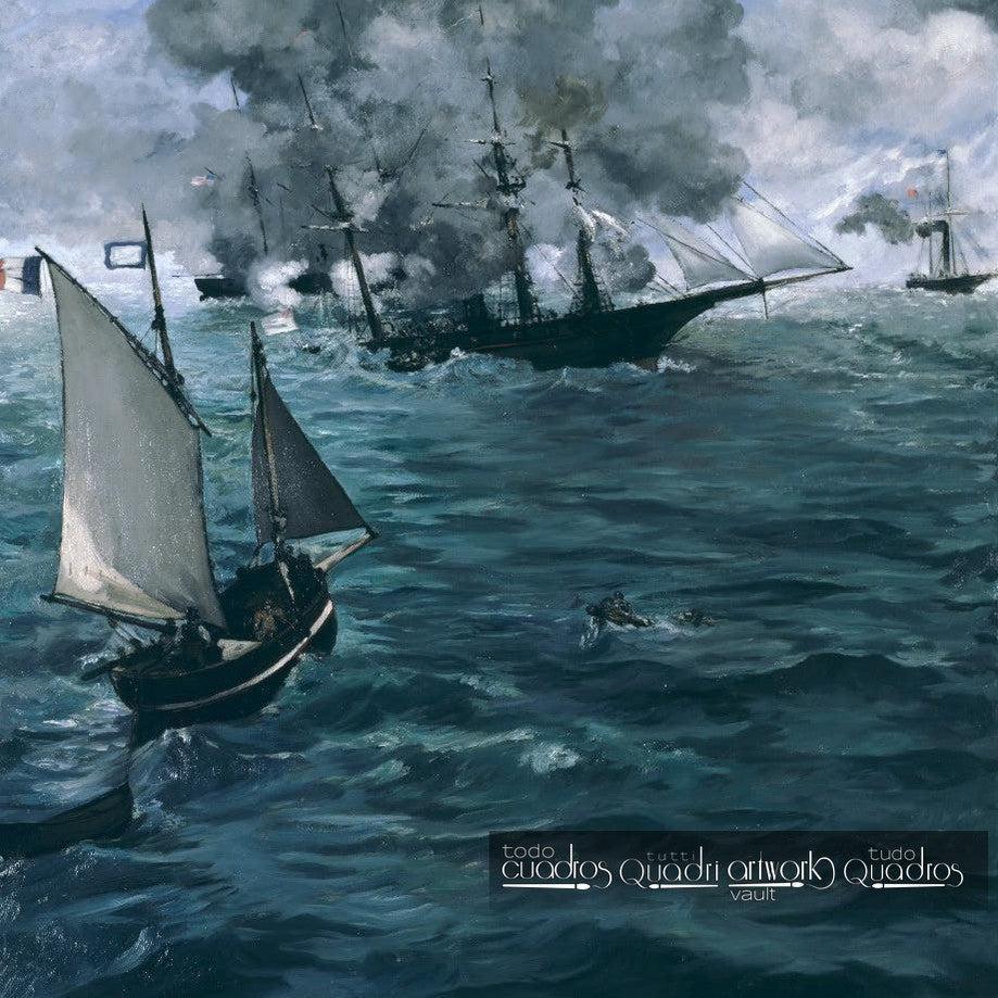 Combate entre o Kearsarge e o Alabama, Manet