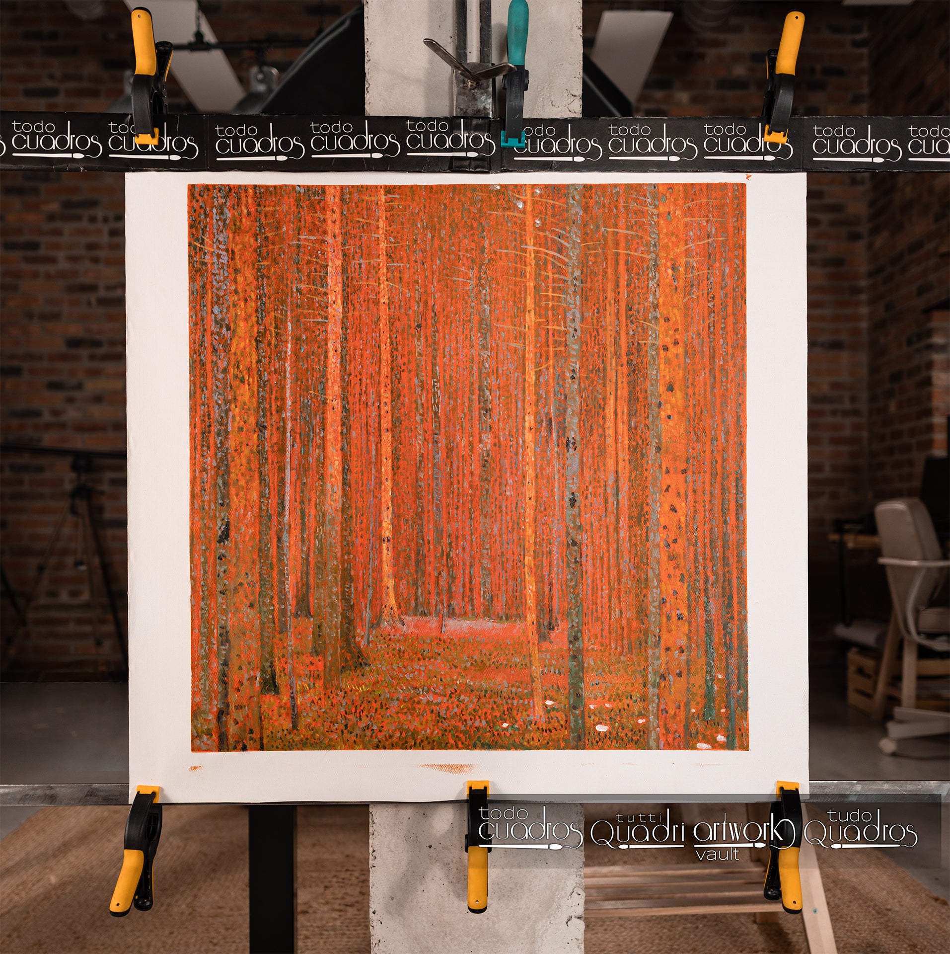 O bosque de bétulas, Klimt