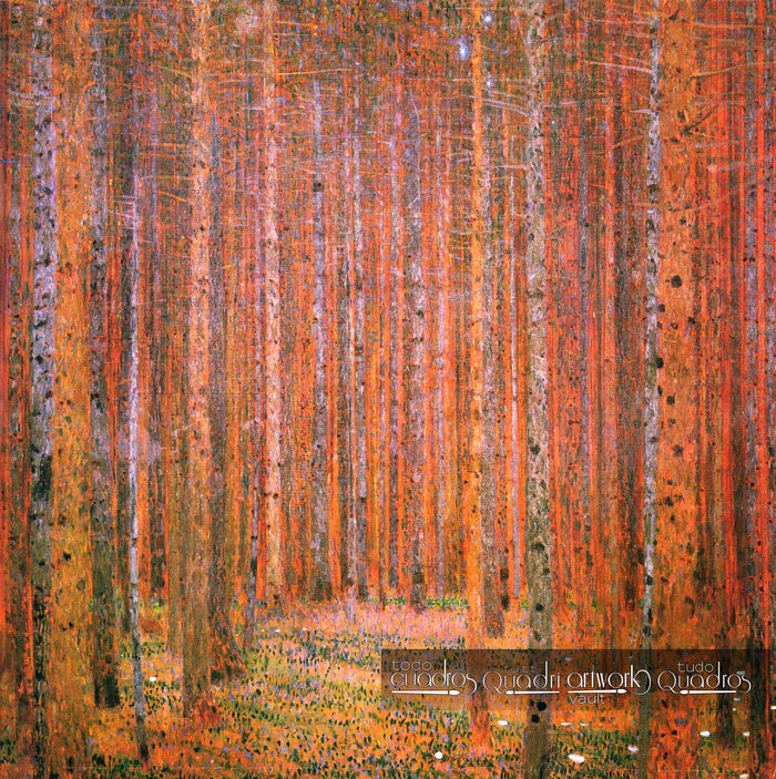 O bosque de bétulas, Klimt