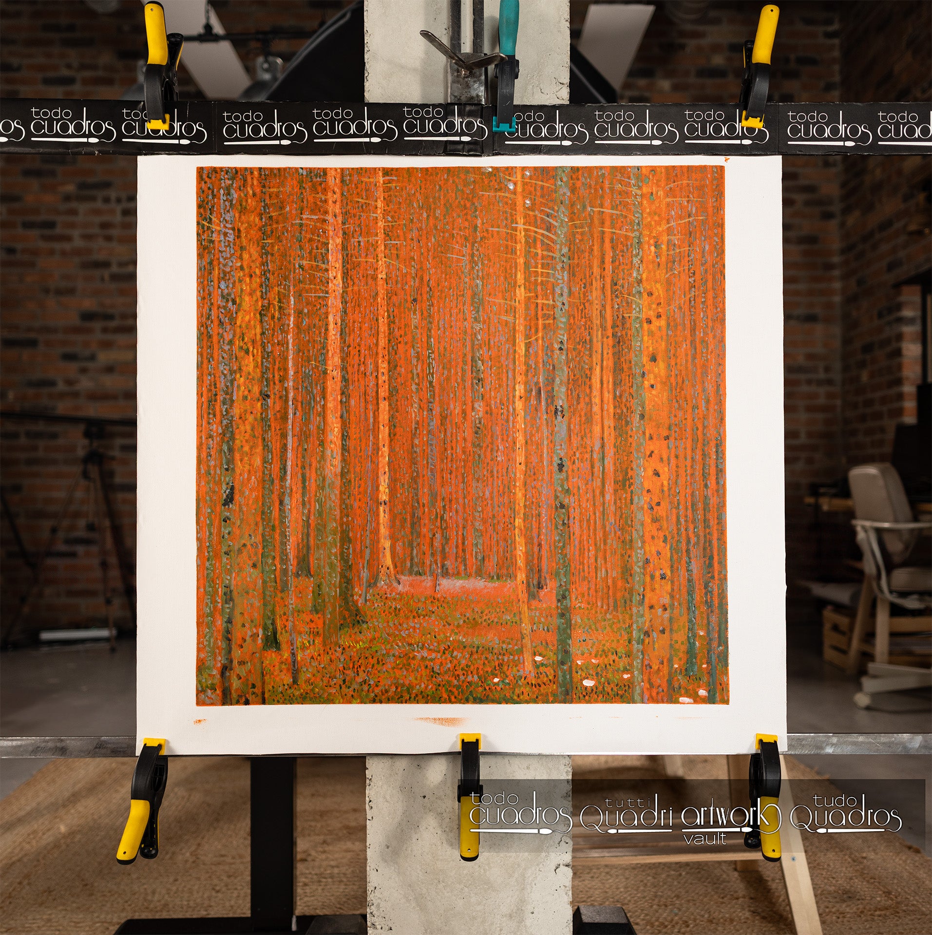 O bosque de bétulas, Klimt