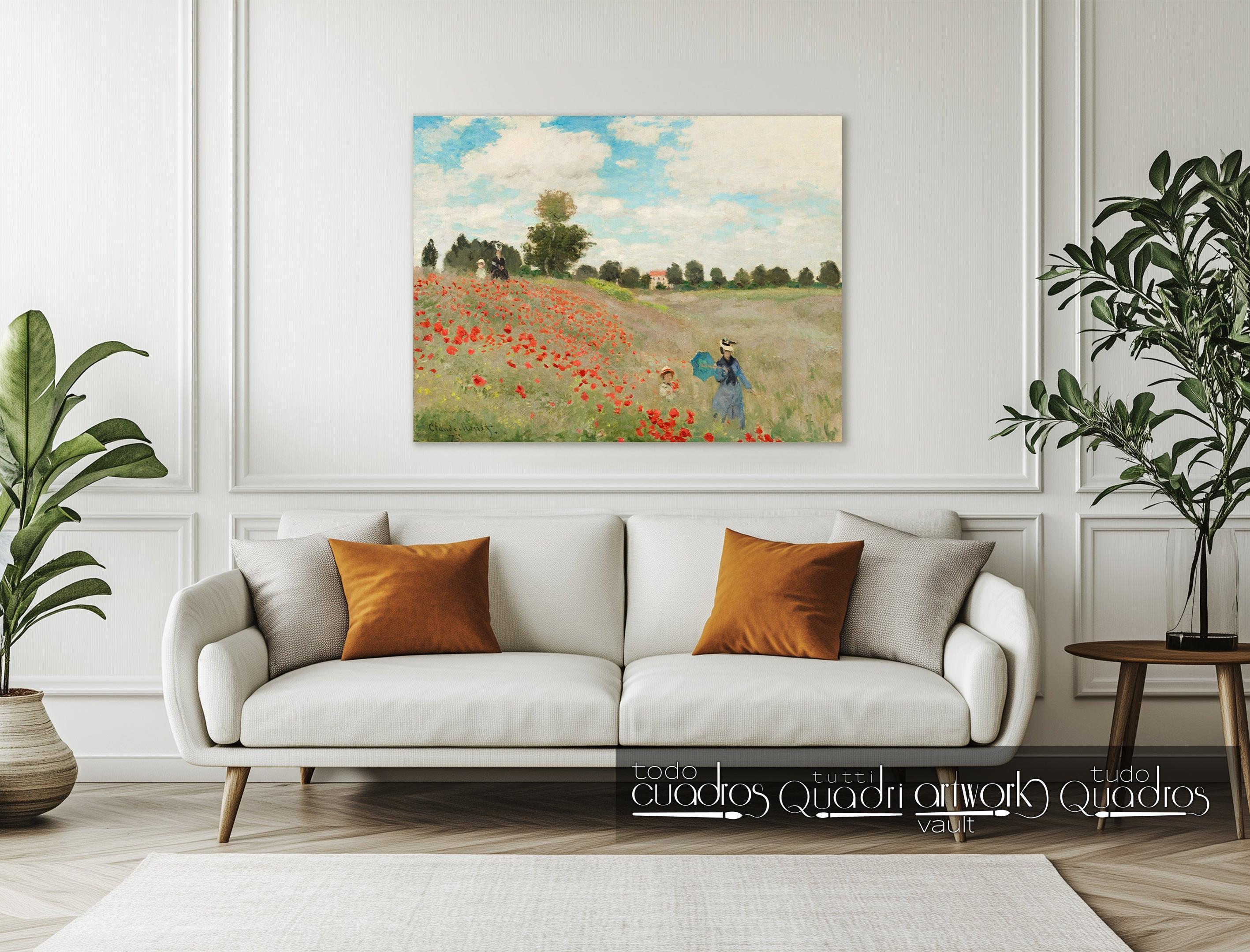 Campo de papoulas, Monet