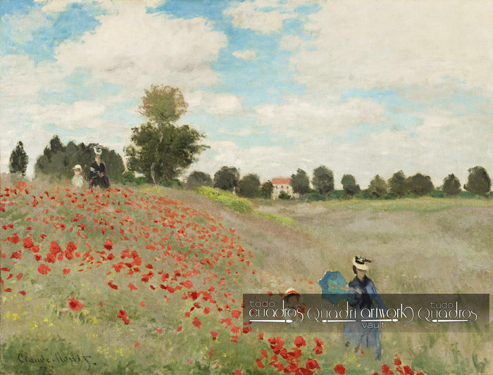 Campo de papoulas, Monet
