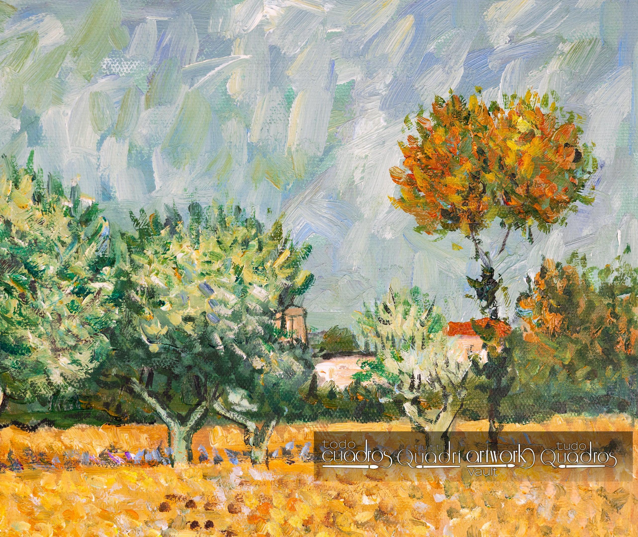 Campo com flores perto de Arles, Van Gogh