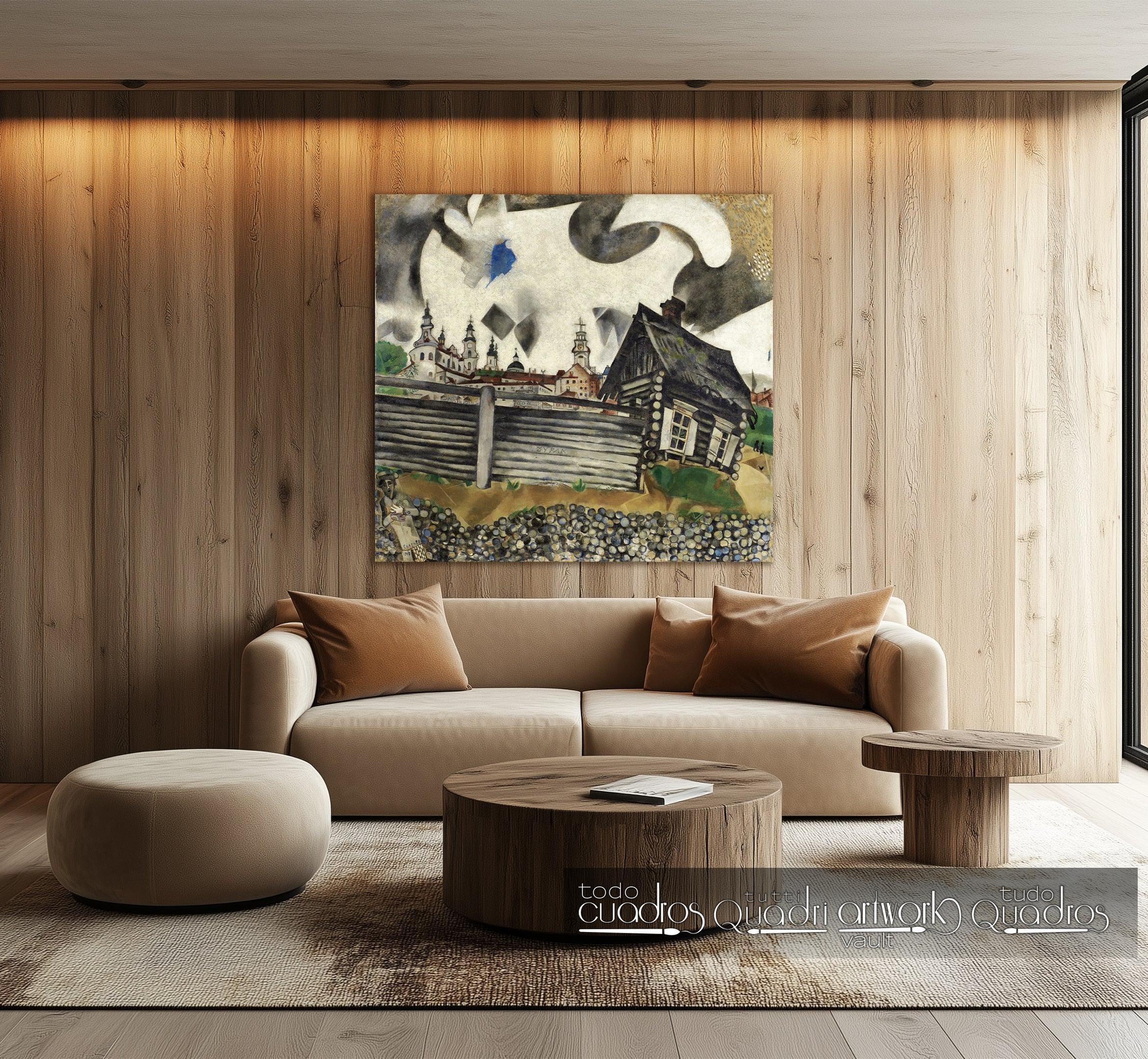 Casas em Vitebsk, Chagall
