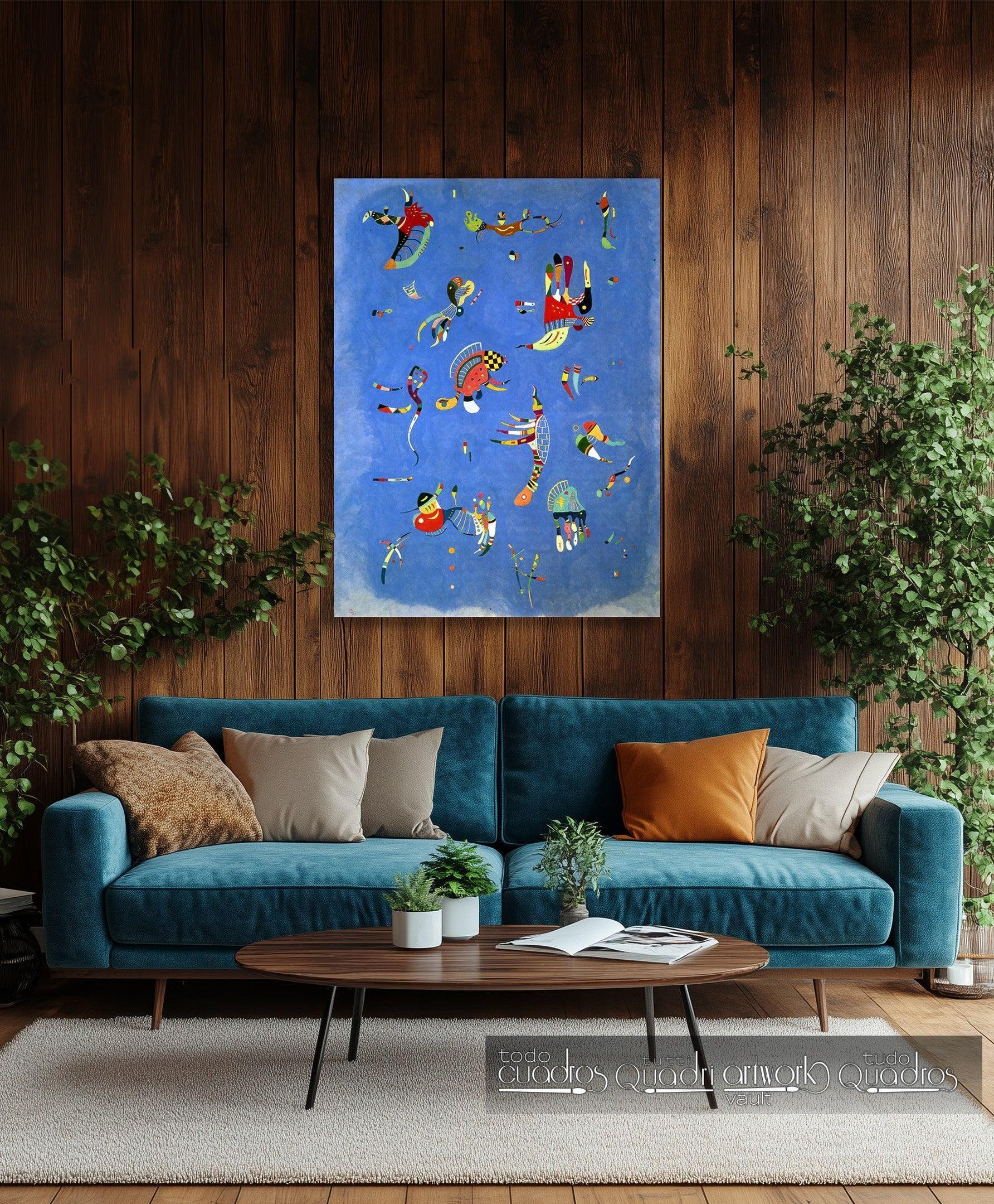 Céu azul, Kandinsky