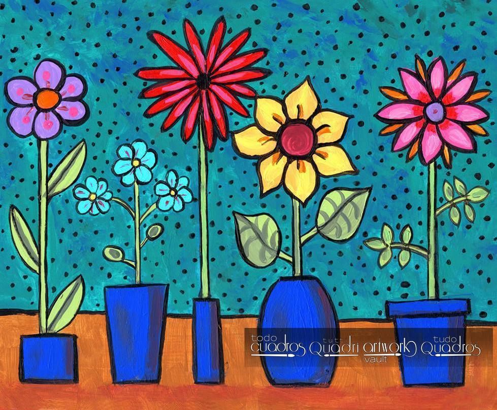 Florecinhas, Óleo