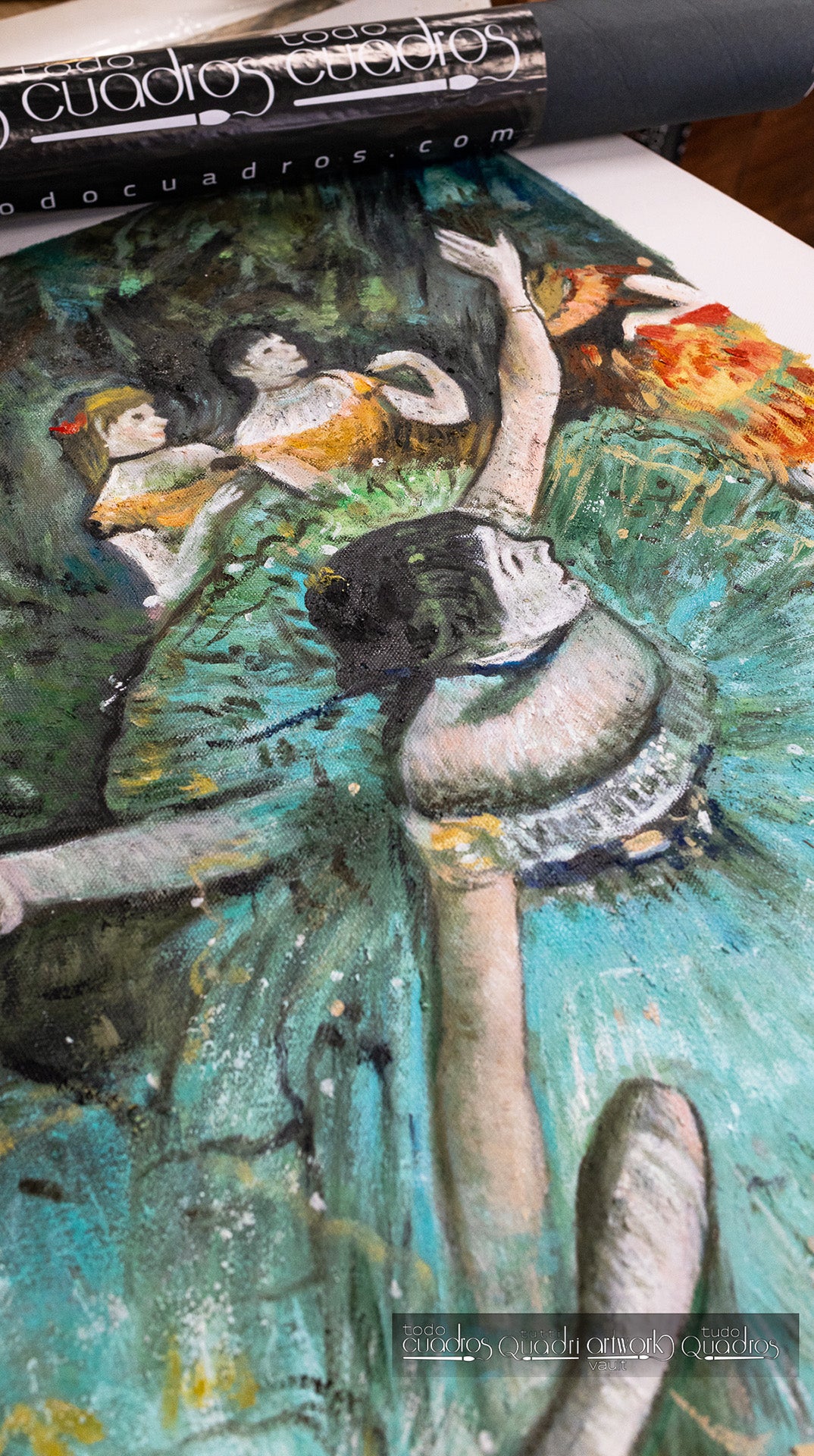 Bailarinas em verde, Degas