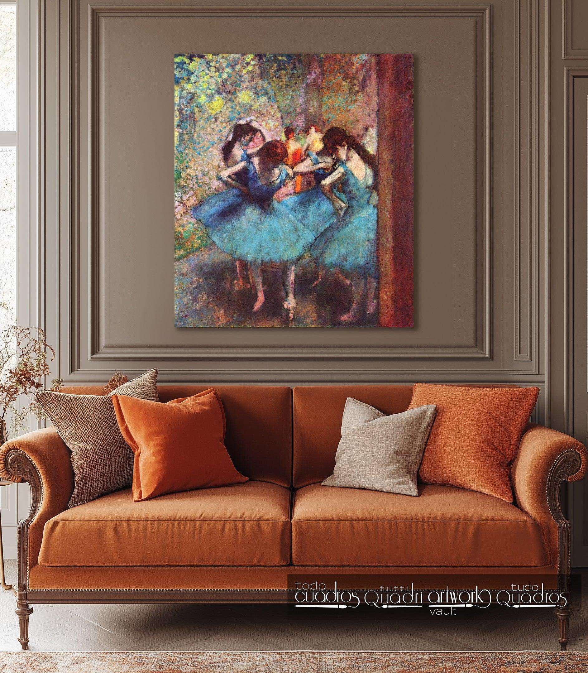 Dançarinos em azul, Degas