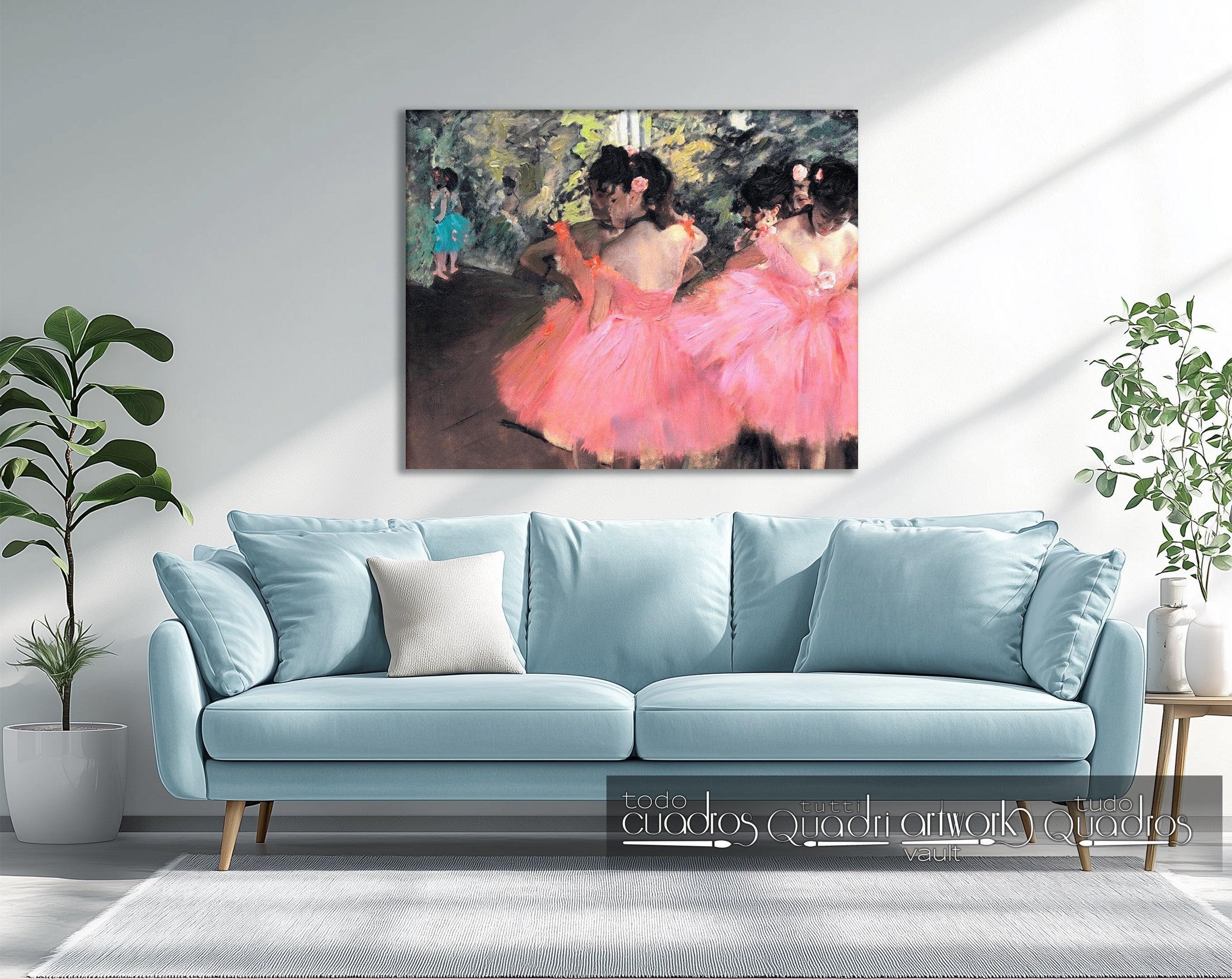 Dançarinos em rosa, Degas