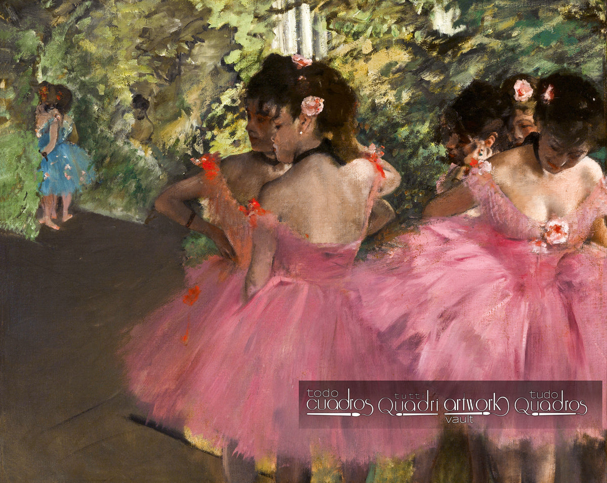 Dançarinos em rosa, Degas