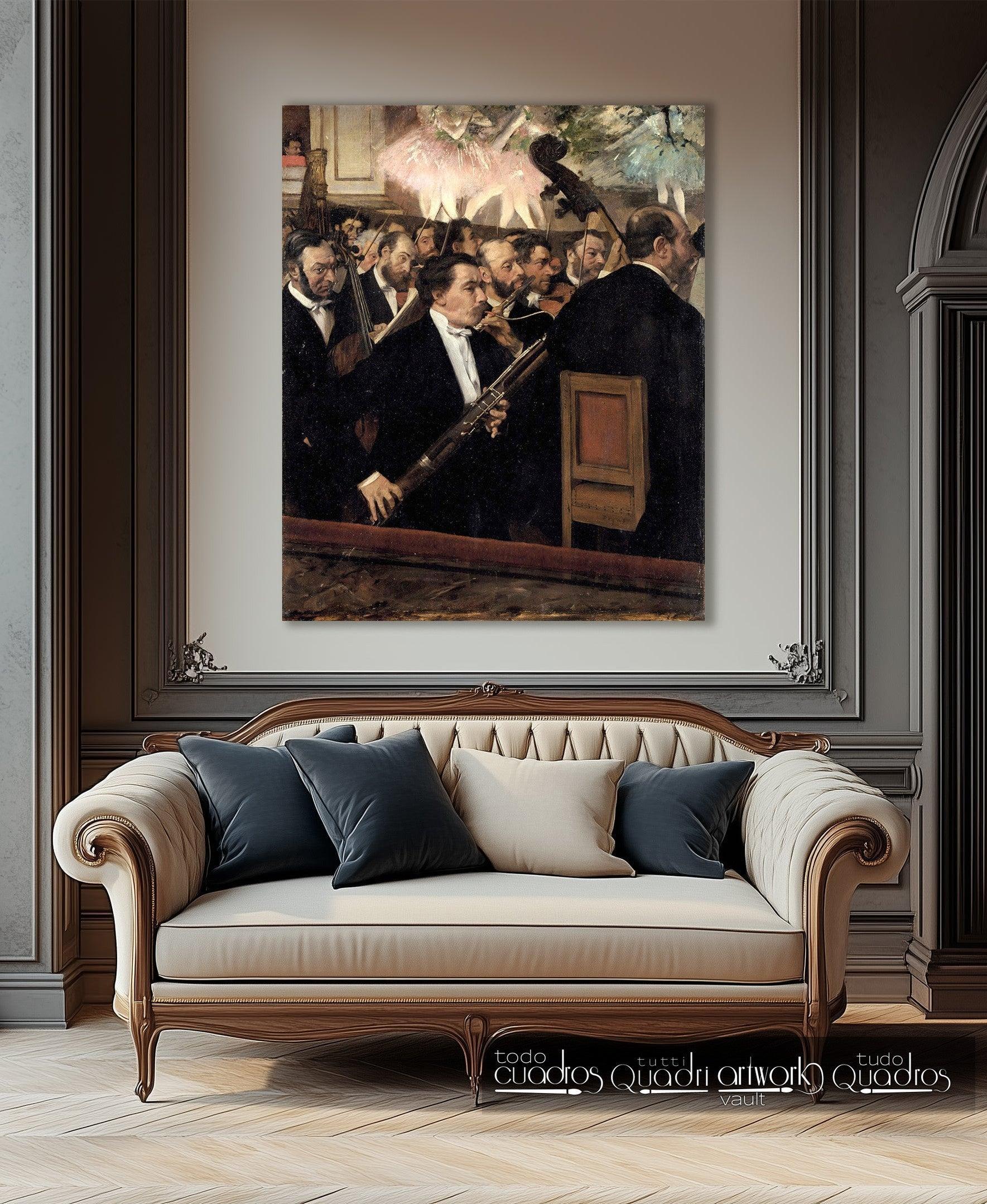 A orquestra da Ópera, Degas