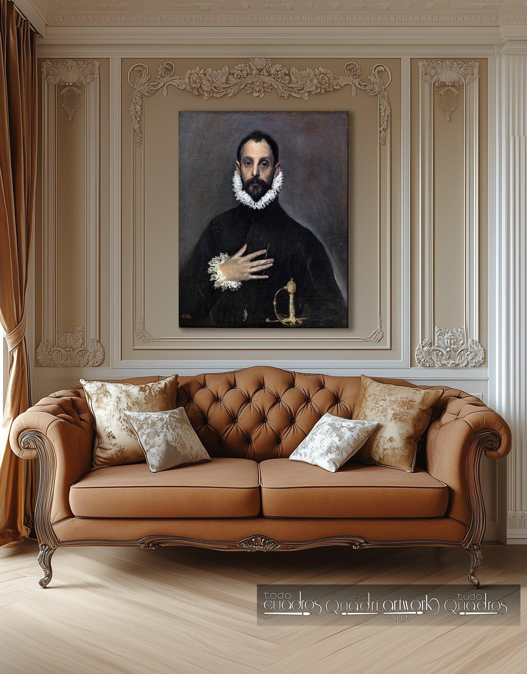 O cavaleiro com a mão no peito, El Greco