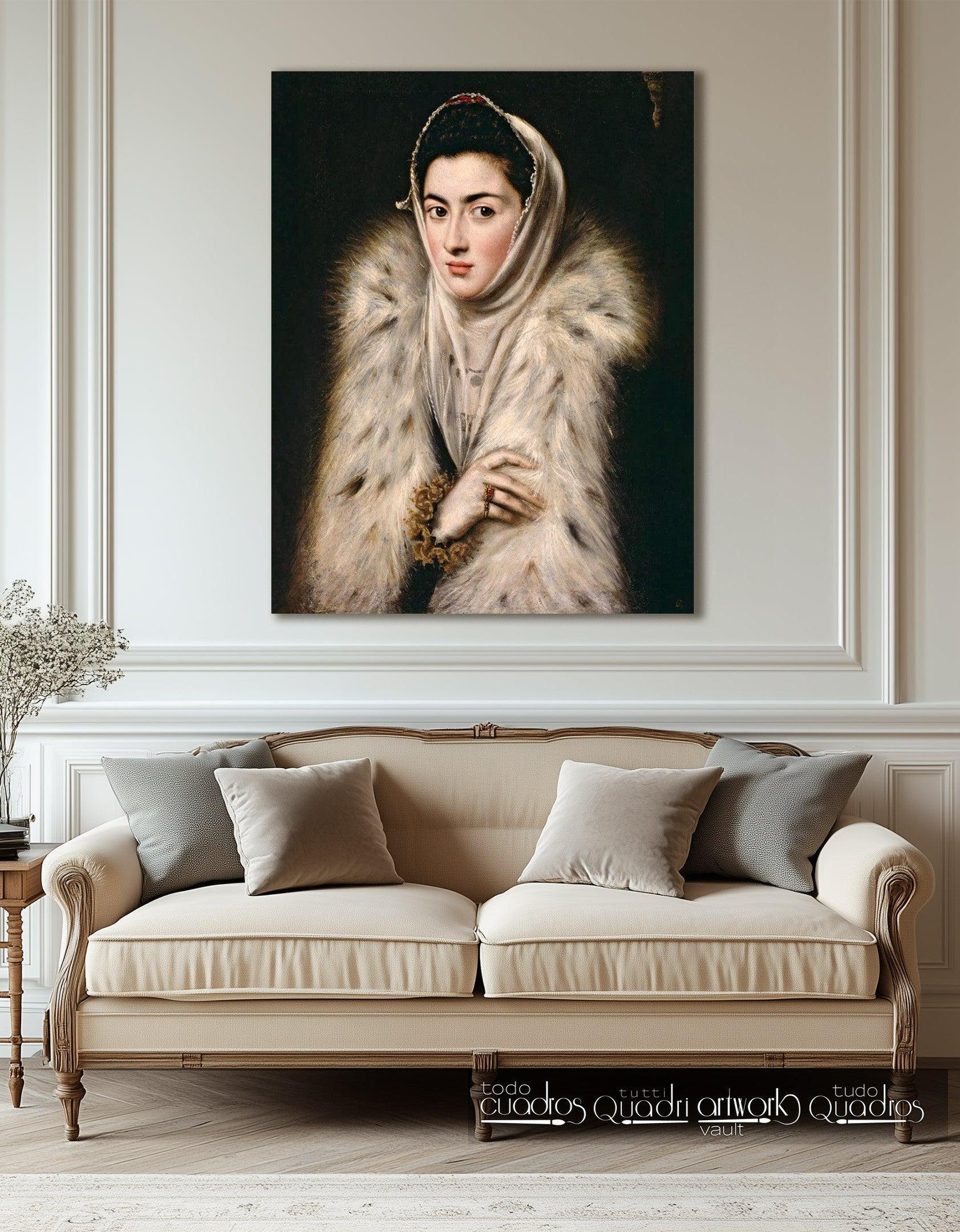 A dama do arminho, El Greco