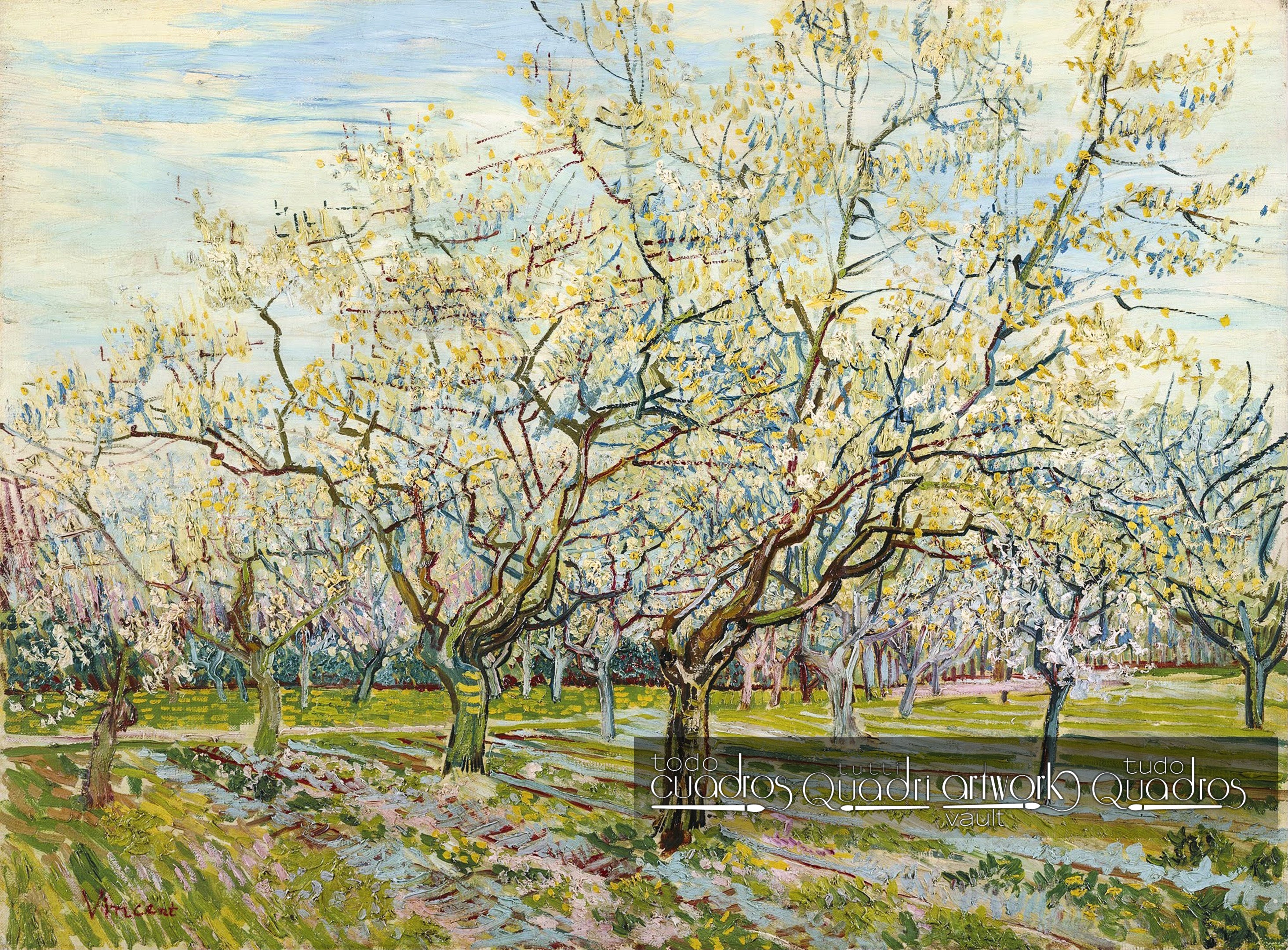 O pomar branco, Van Gogh