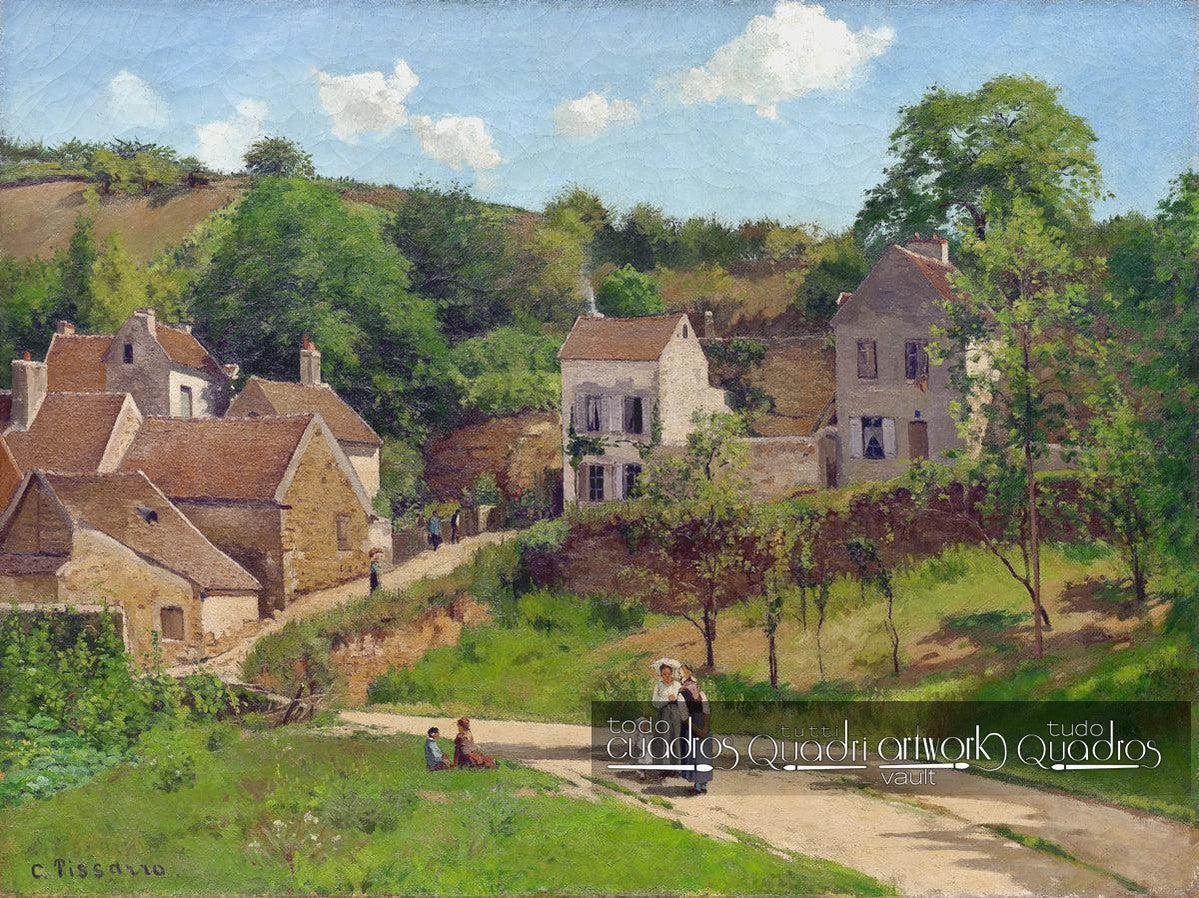 A Ermida em Pontoise, Pissarro