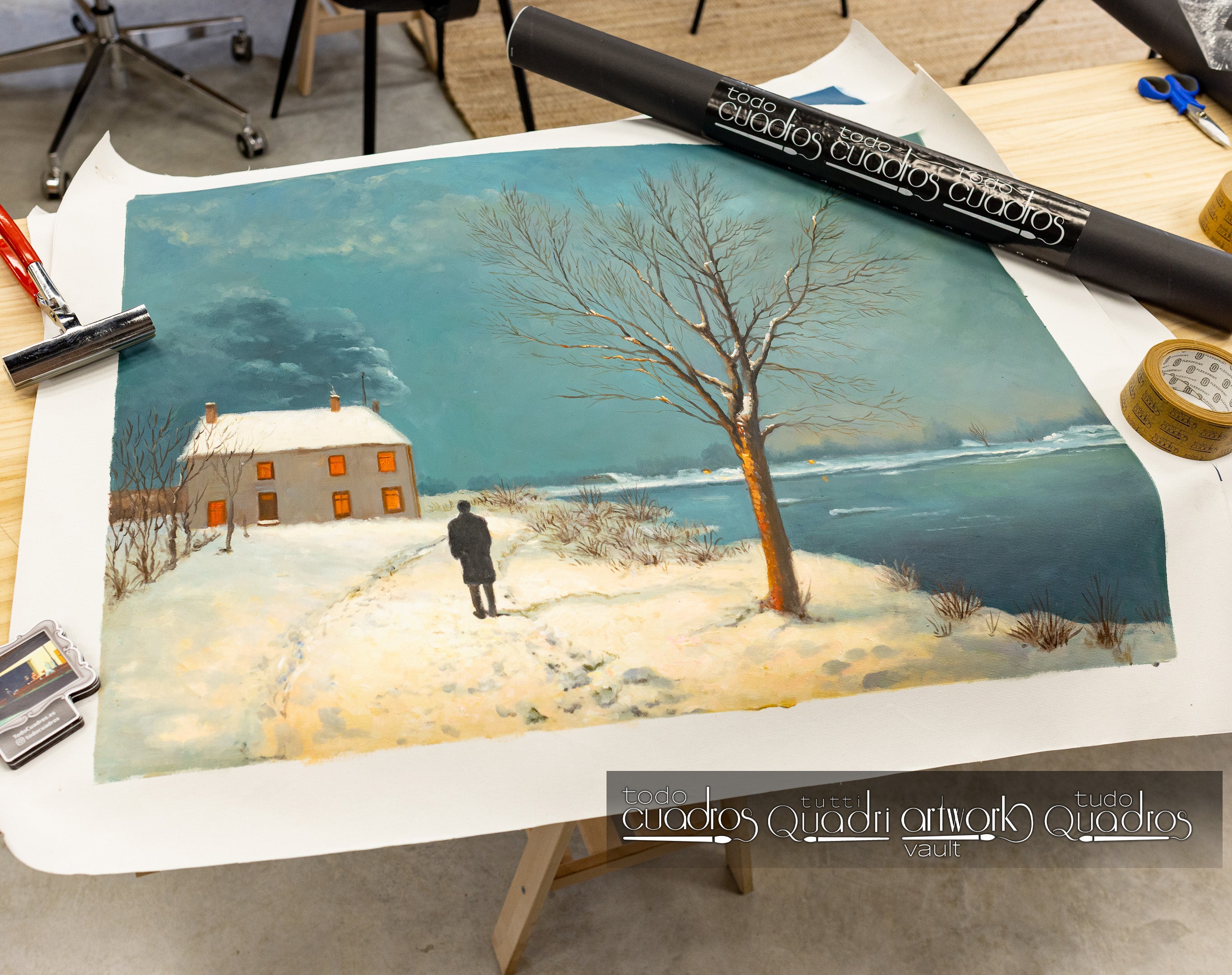 Onde termina o caminho, estilo Hopper