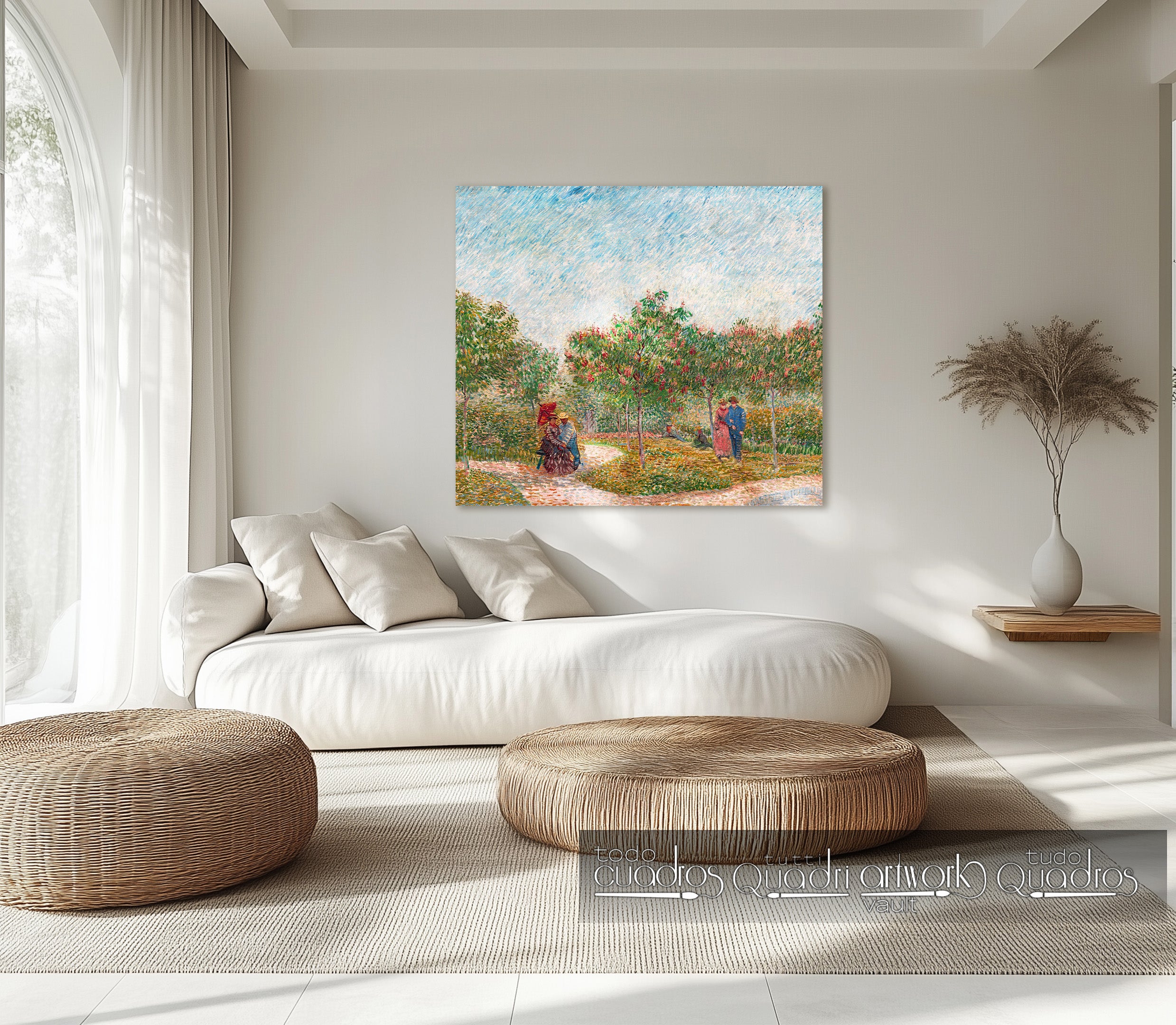 Jardim com casais namorando, Van Gogh