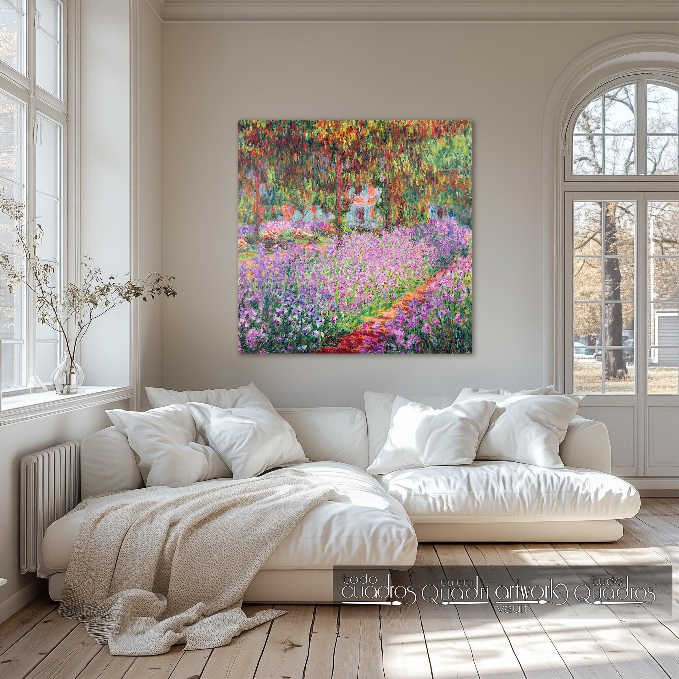 O jardim do artista em Giverny, Monet