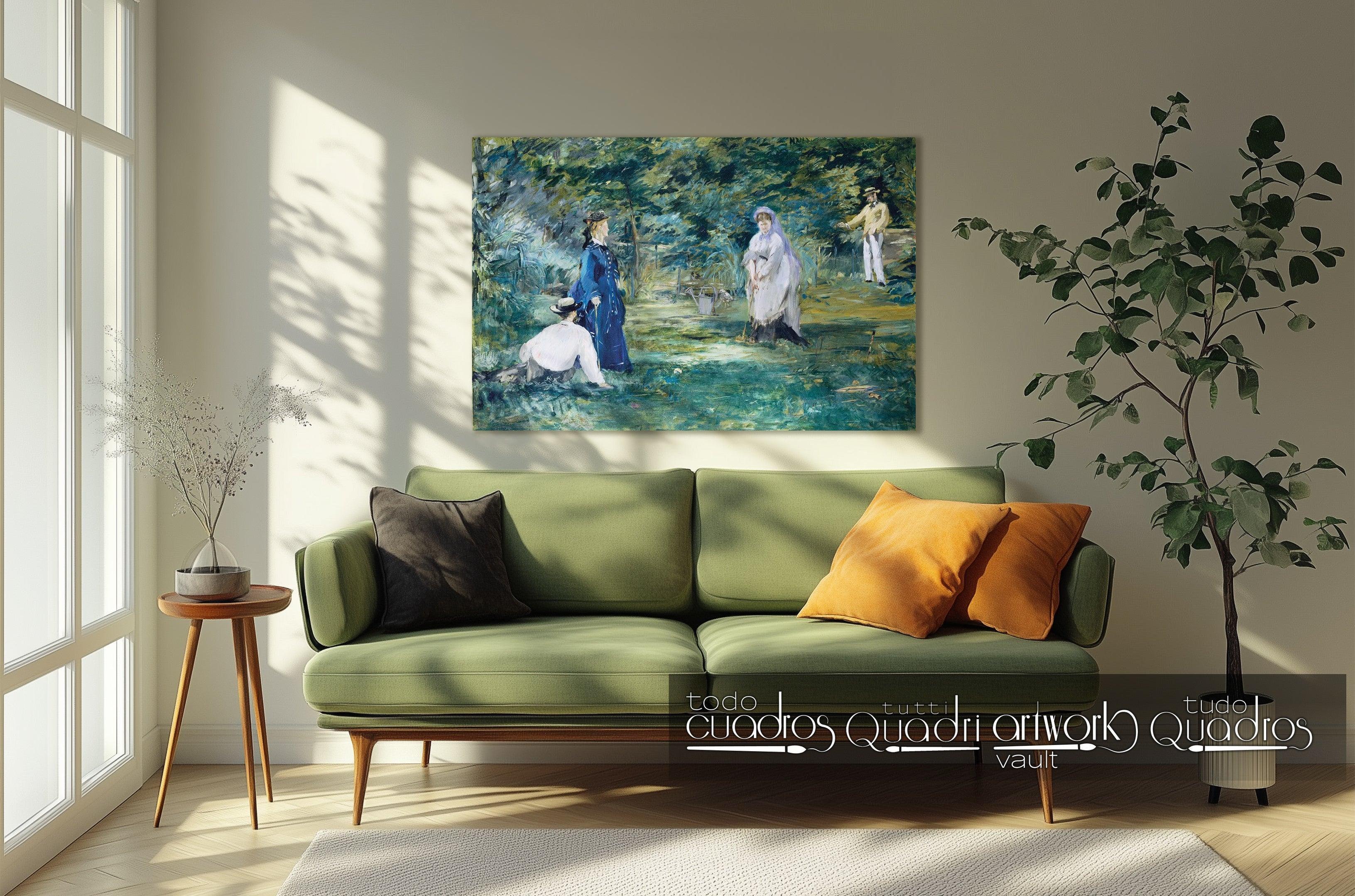 O jogo de croqué, Manet