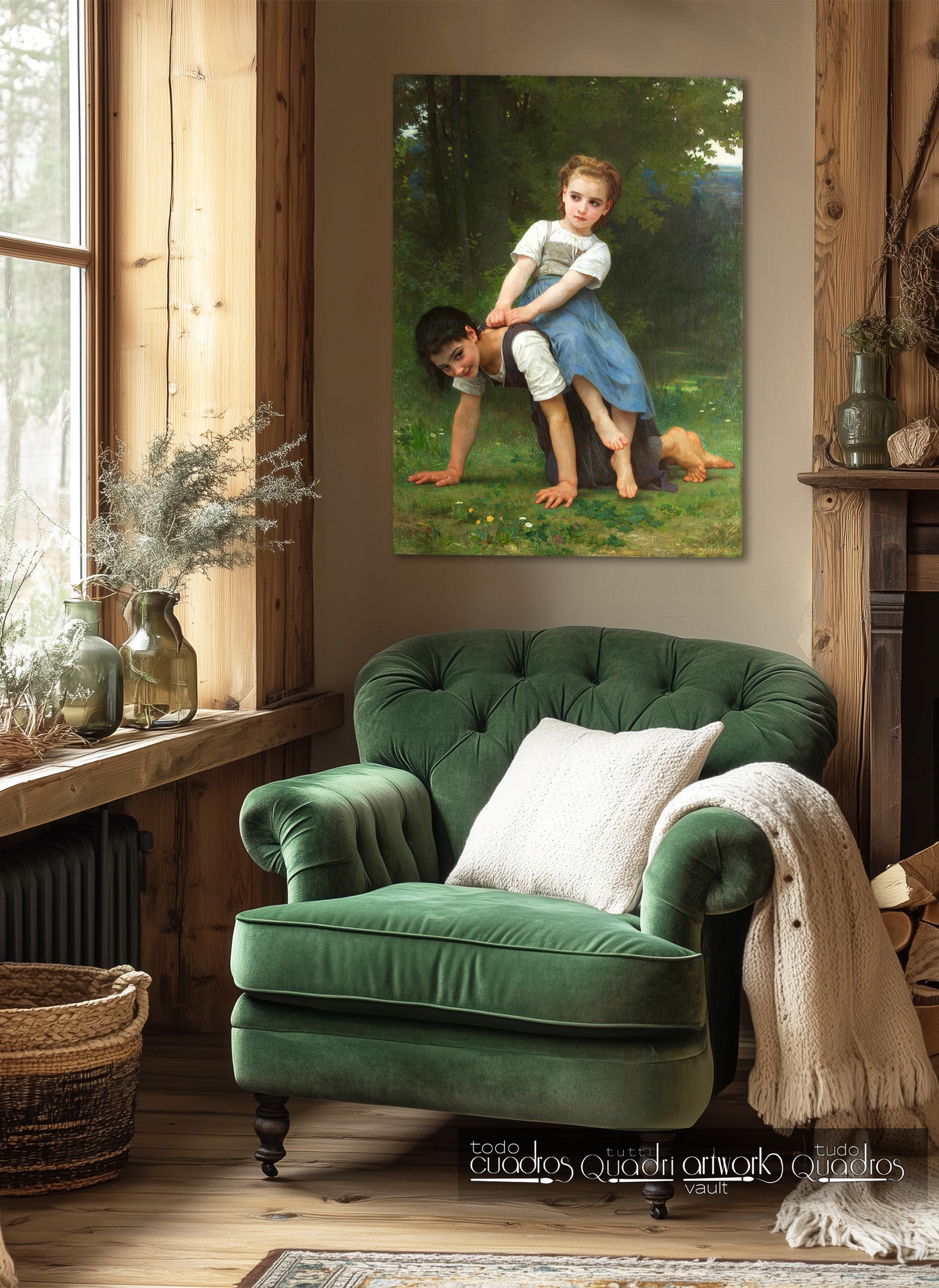 La bourrique (O passeio a cavalo), Bouguereau