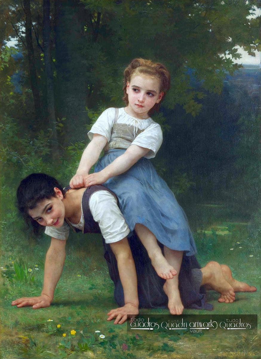 La bourrique (O passeio a cavalo), Bouguereau