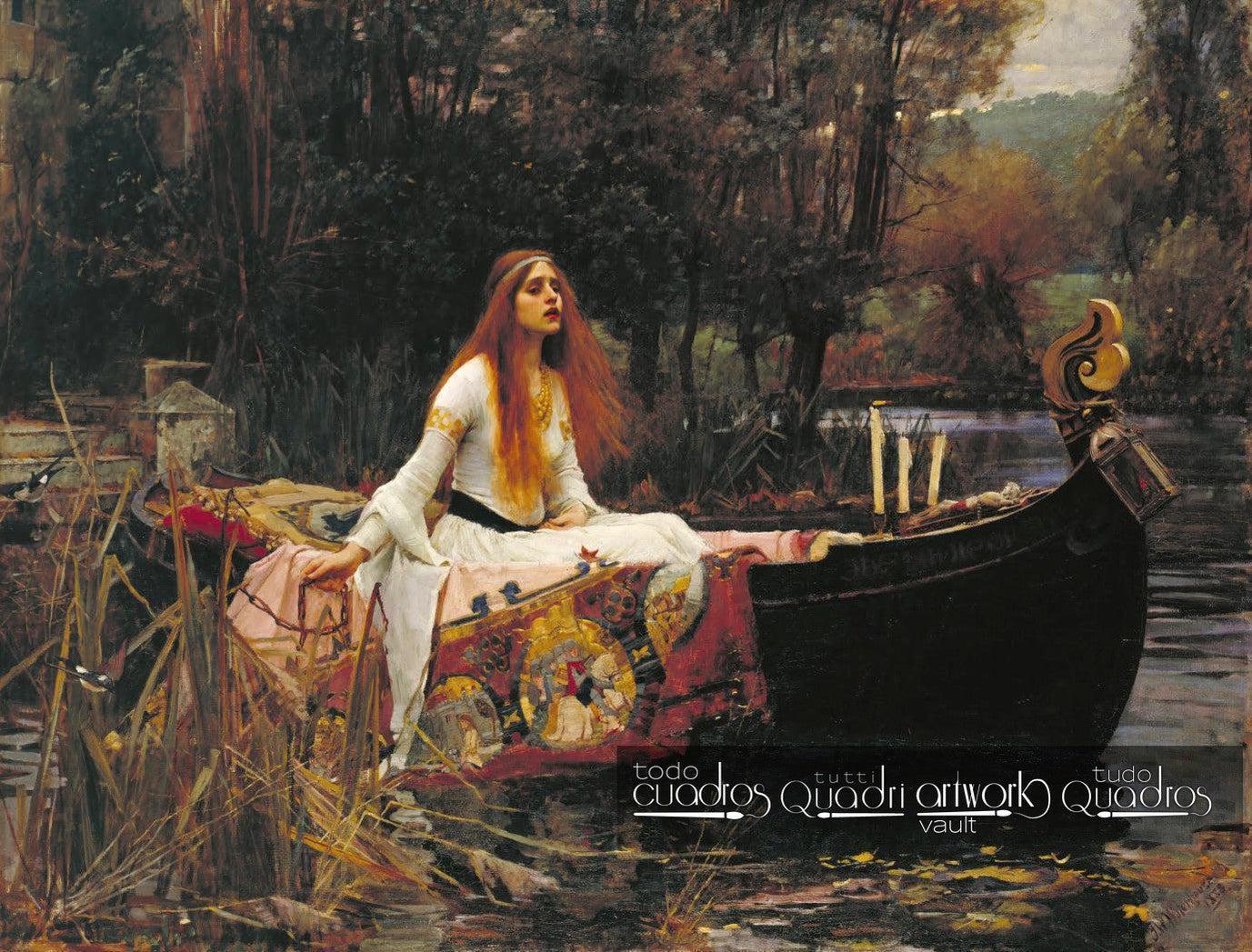 A senhora de Shalott, J. W. Waterhouse