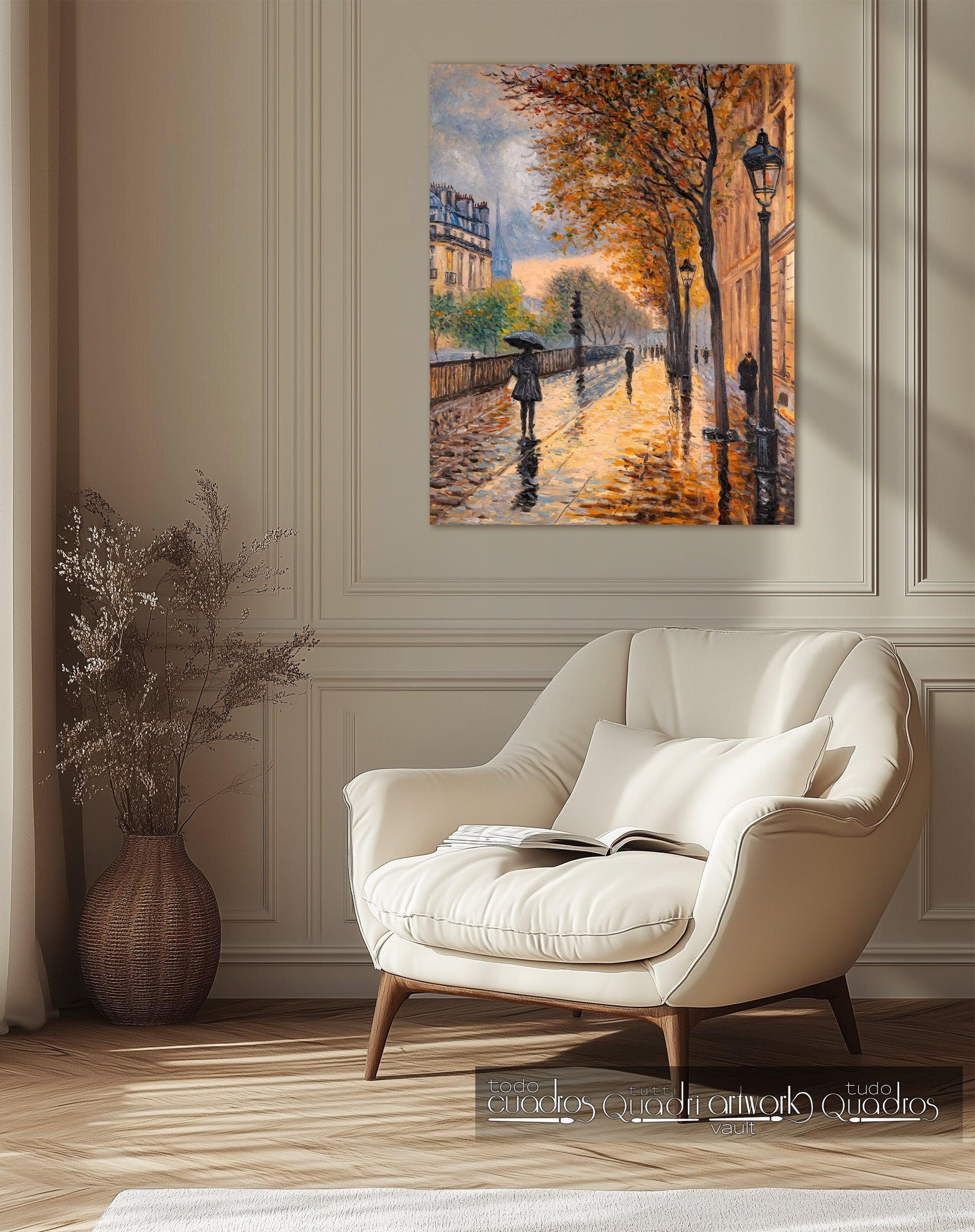 Tarde de Chuva, estilo Monet