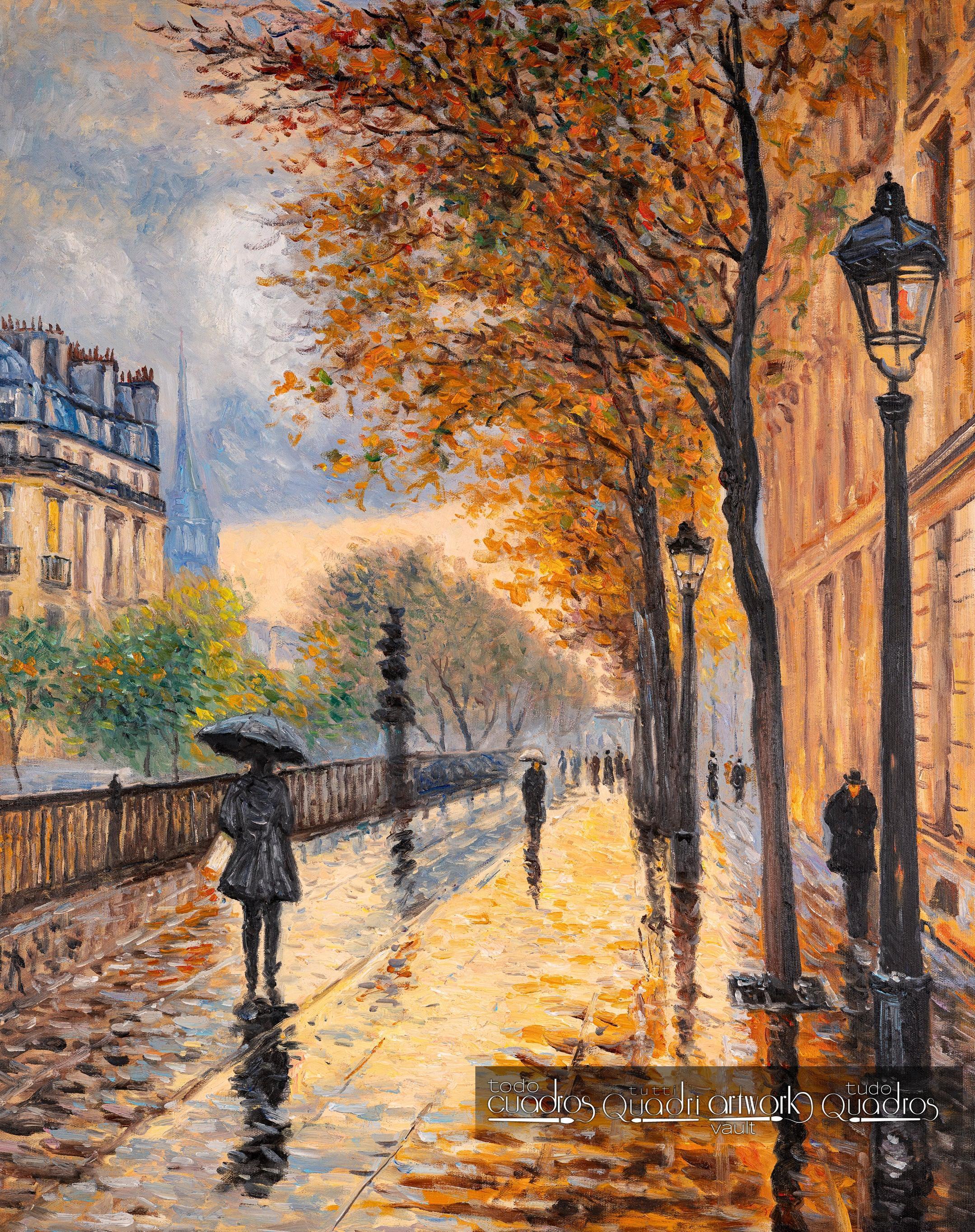 Tarde de Chuva, estilo Monet