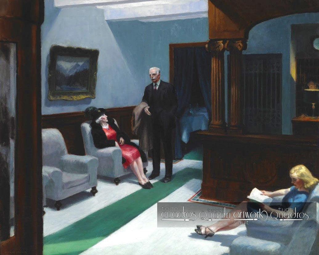 Lobby do hotel, Hopper