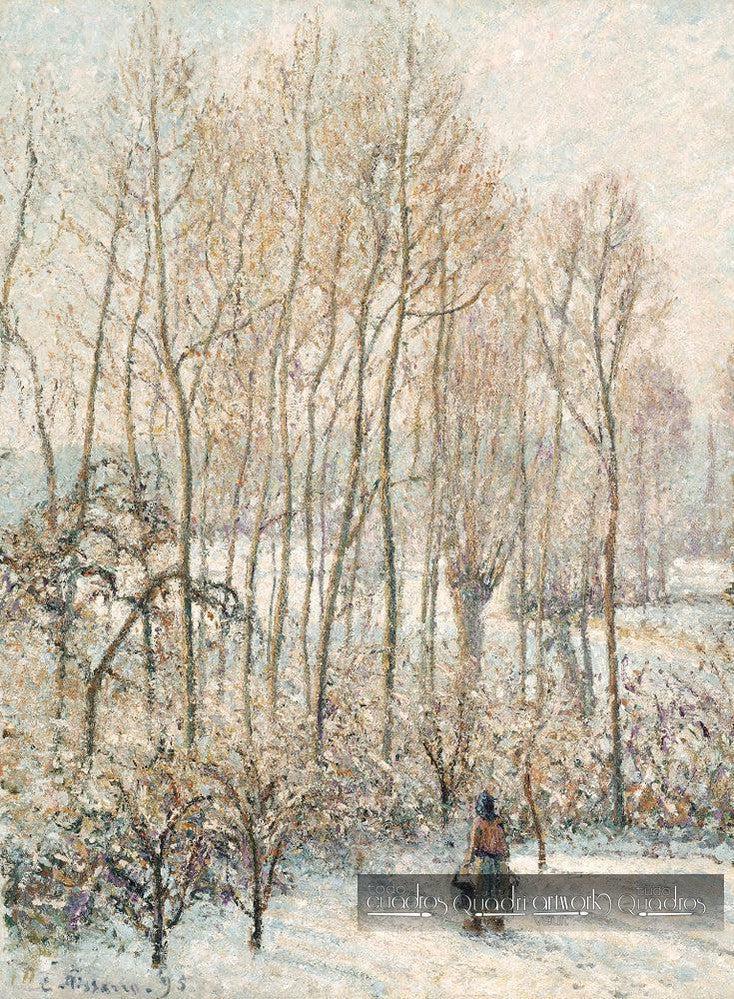 Luz Solar na Neve pela Manhã, Pissarro