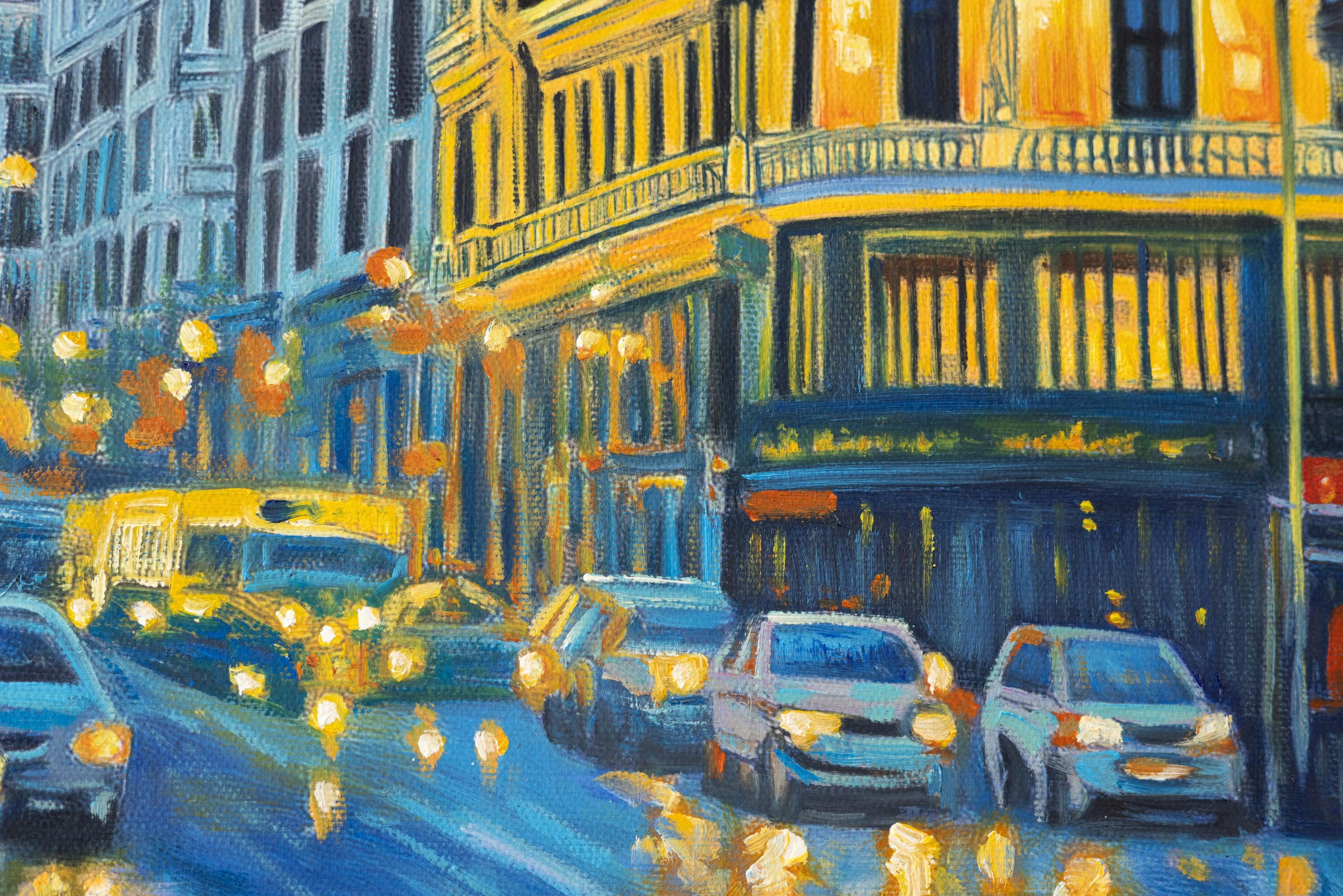 Noite de Madrid, estilo Van Gogh