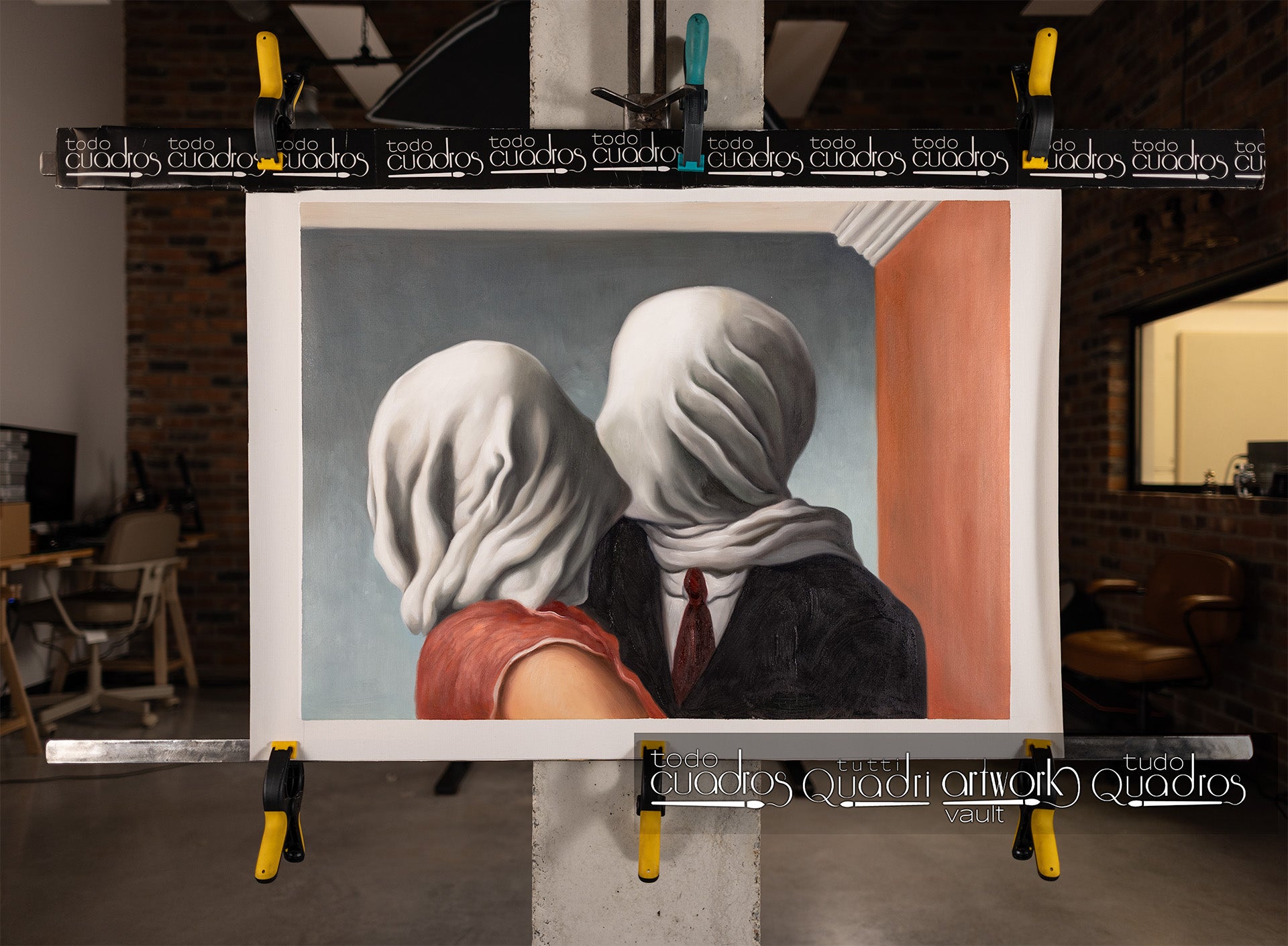 Os amantes, Magritte
