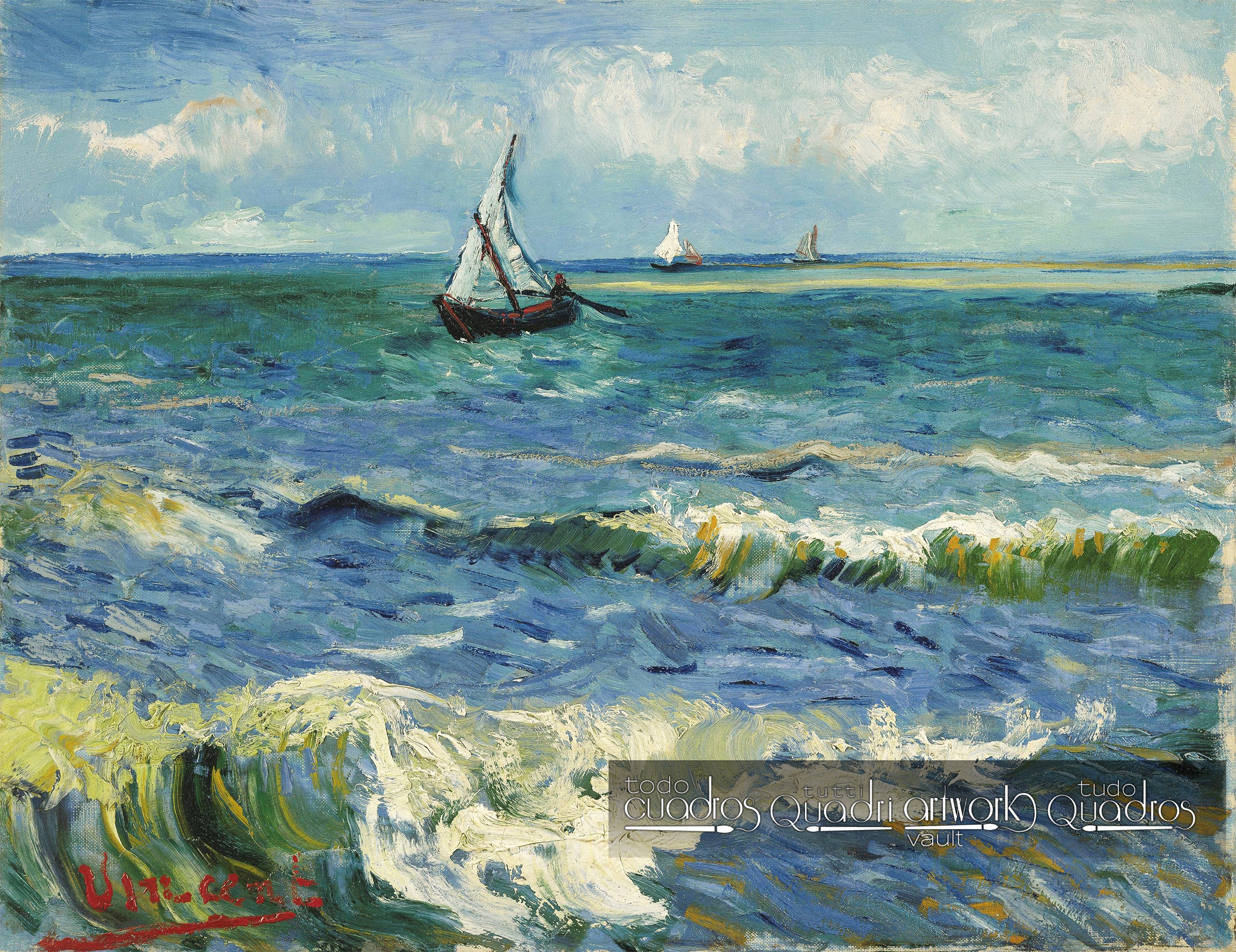 Les Saintes Maries de la Mer, Van Gogh