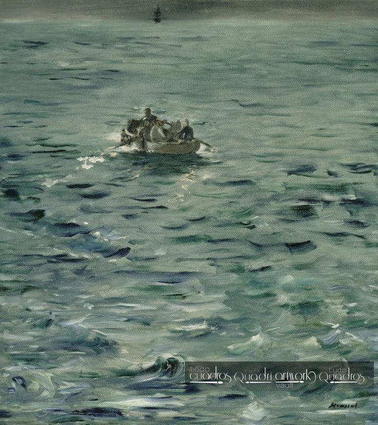 Fuga de Rochefort, Manet