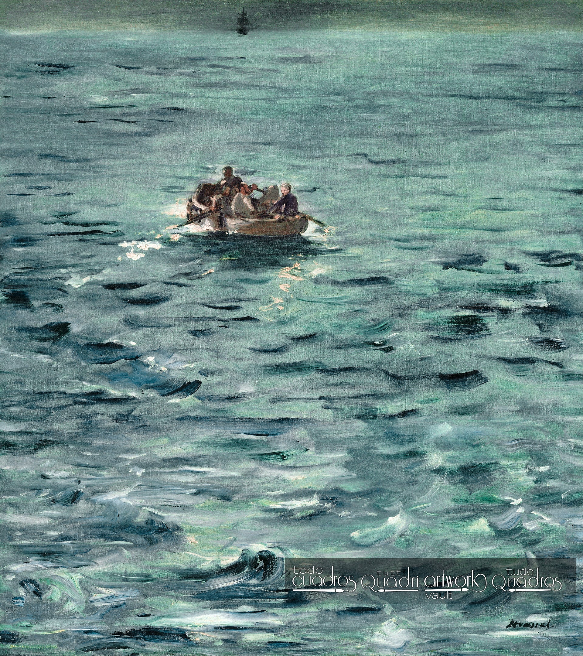 Fuga de Rochefort, Manet