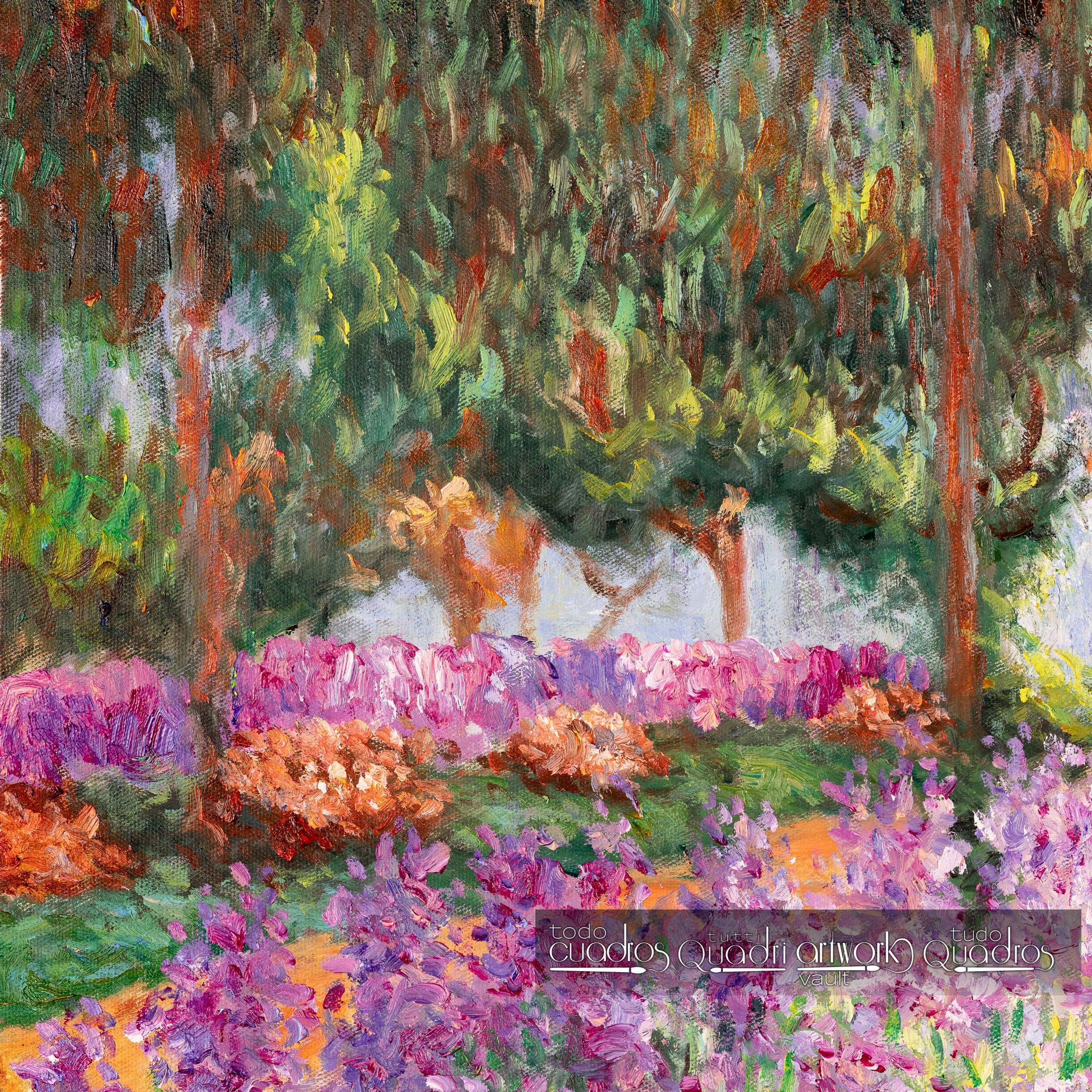 O jardim do artista em Giverny, Monet
