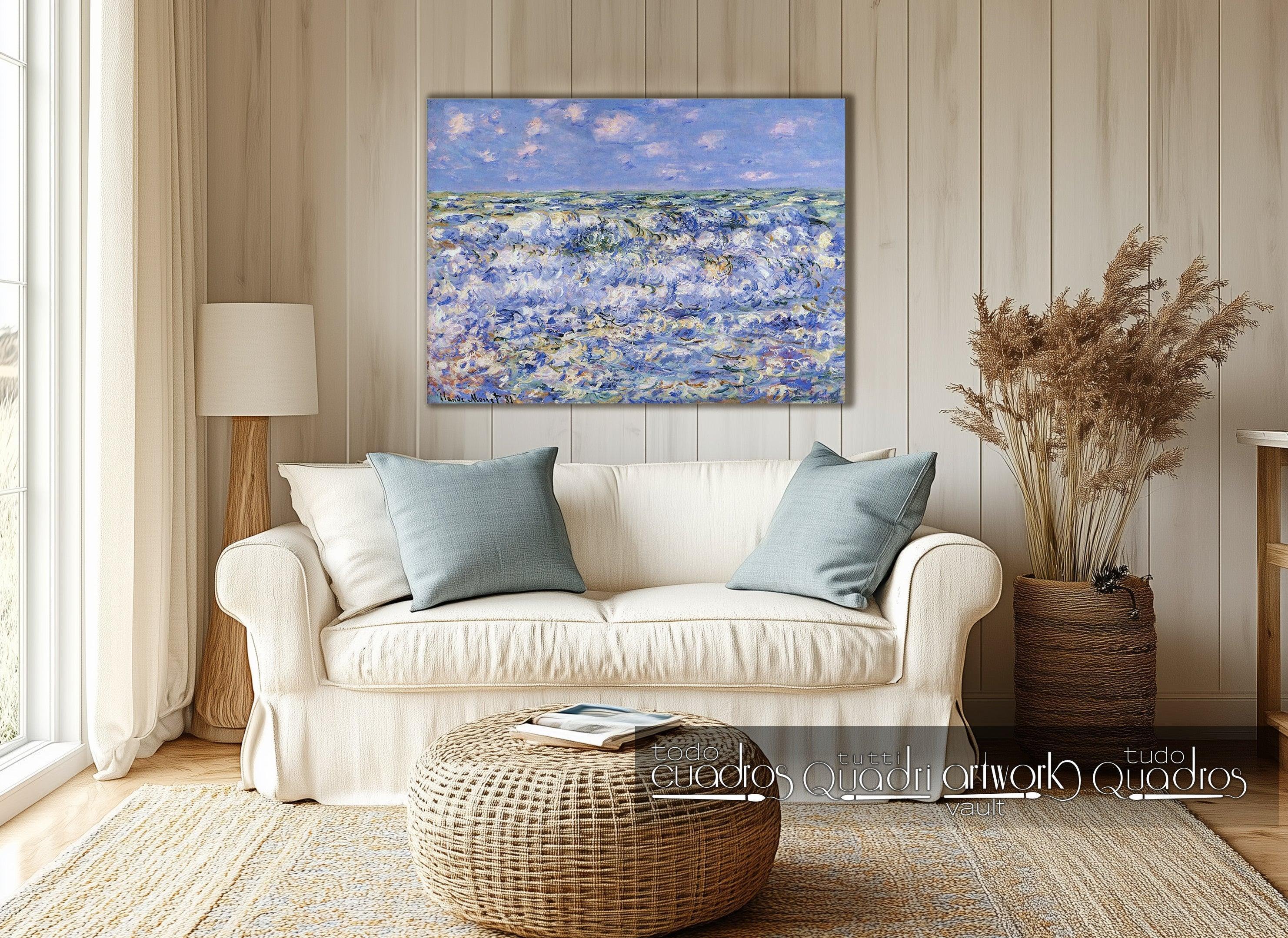 Ondas a quebrar, Monet