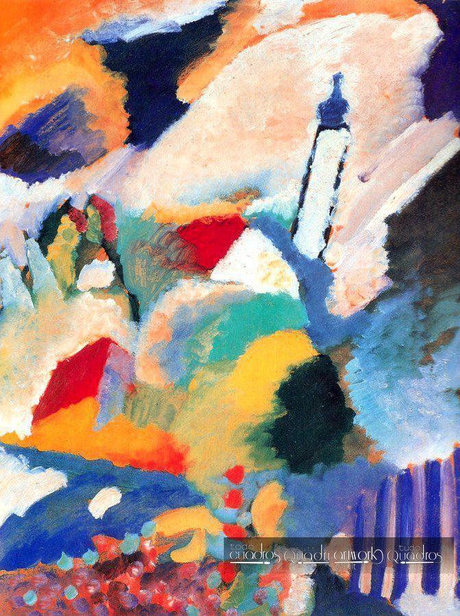 Murnau com uma igreja I, Kandinsky