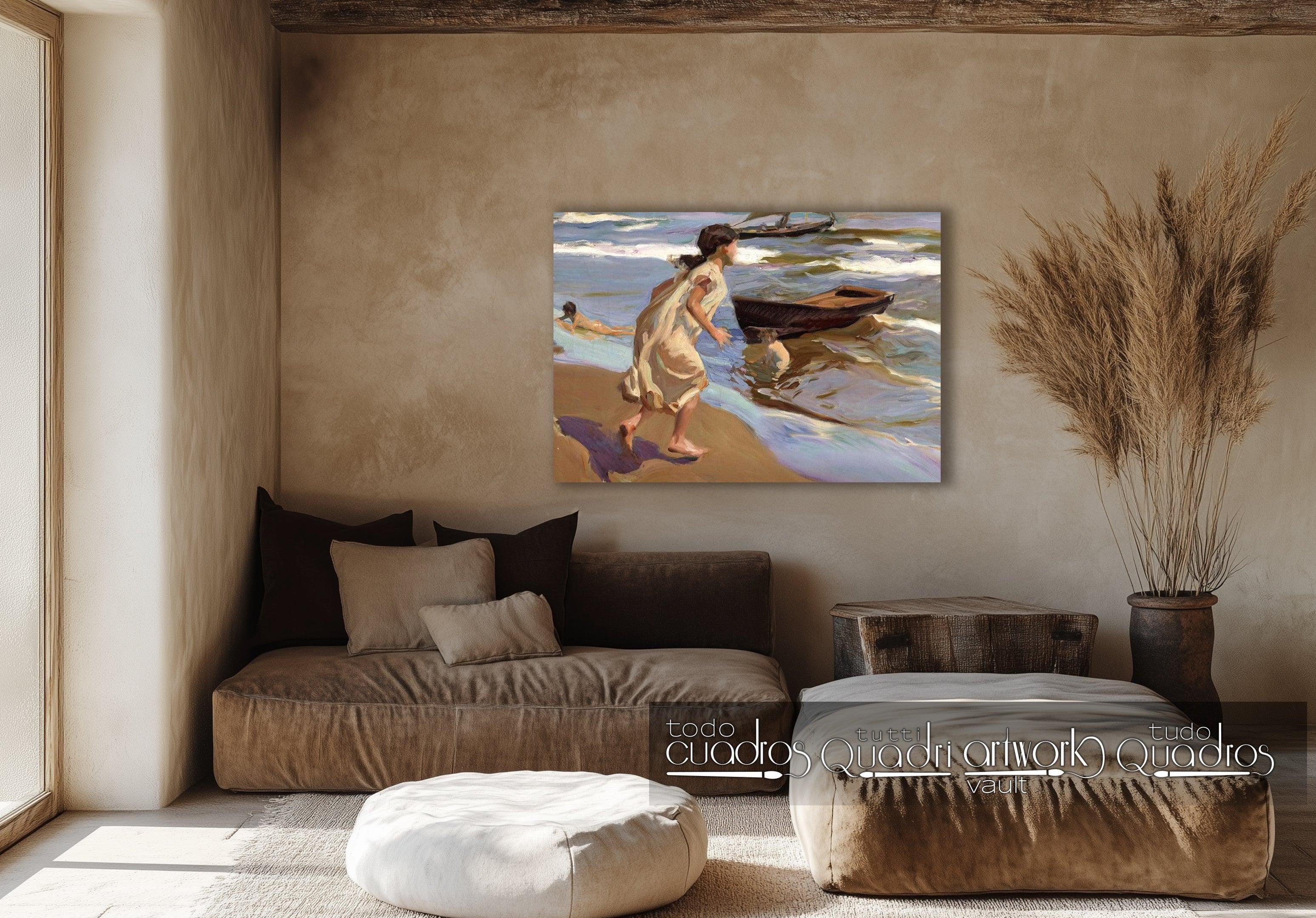 Menina Entrando no Mar, Sorolla